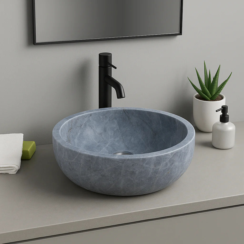 Sirius Silver Marble Sink - Image 5