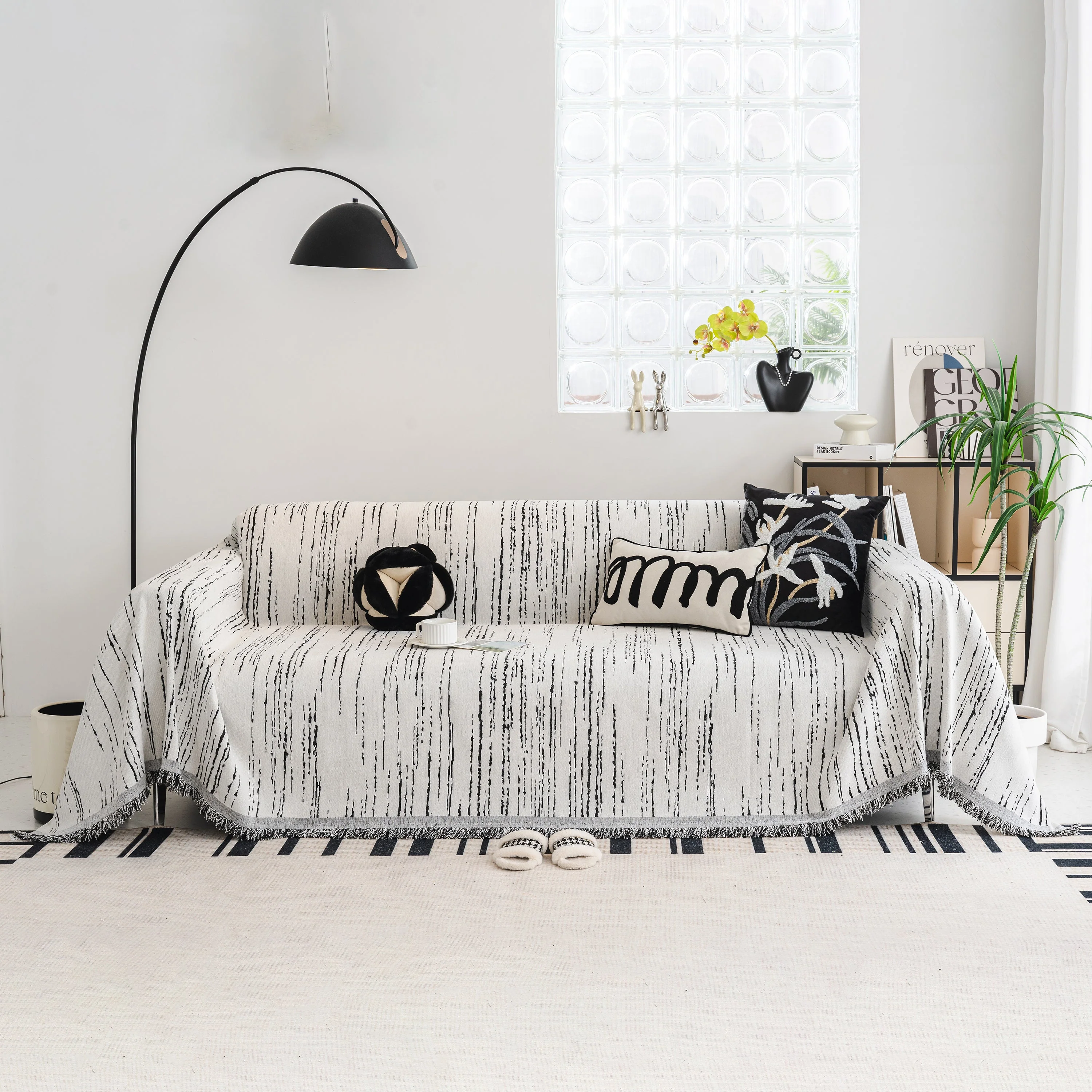 Slip Covers for Sofas, Sofa Throw Cover Soft Chenille Sofa Bed Cover, L Shaped Sectional Couch Covers - Image 10