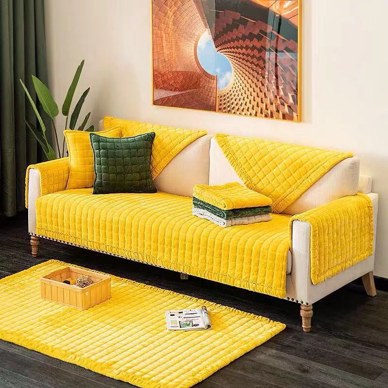 Slipcover KAS European Style Couch Cover for Home Bay Window Cushion Keeps Sofa Looking New - Image 4