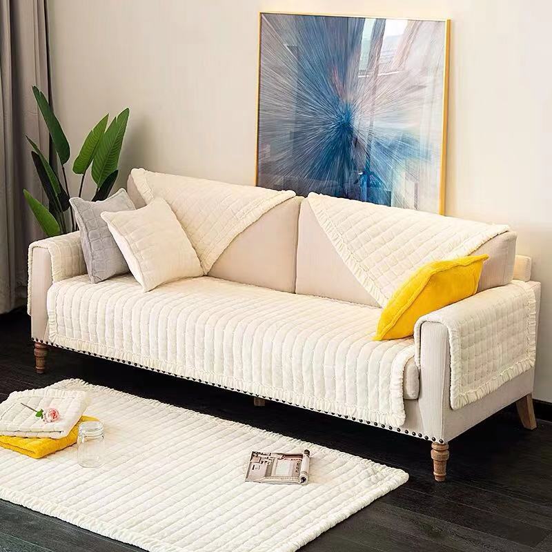 Slipcover KAS European Style Couch Cover for Home Bay Window Cushion Keeps Sofa Looking New - Image 5