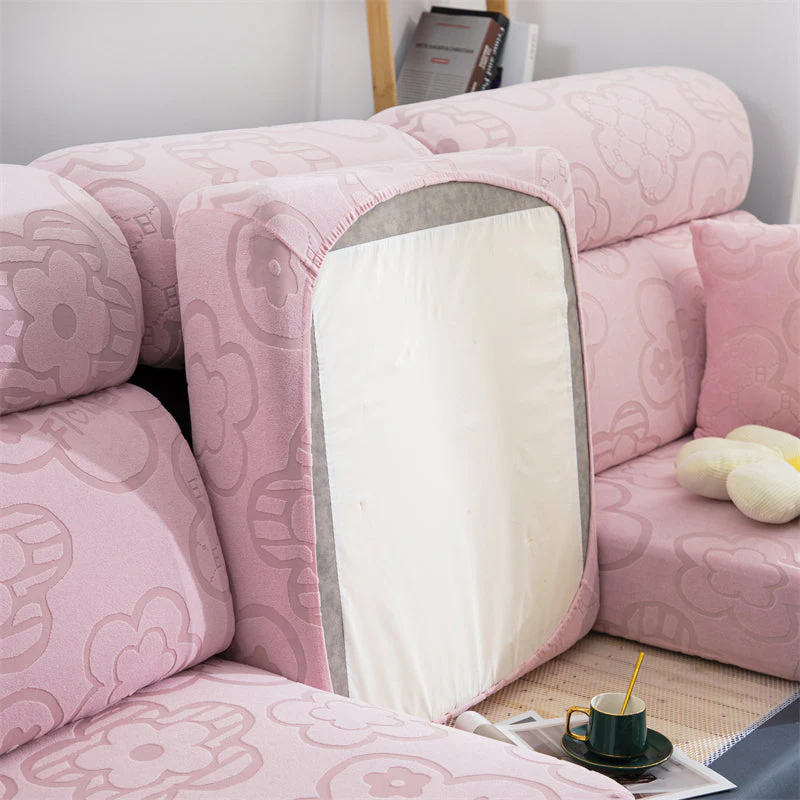 Slipcover KAS Sofa Cover Protector All Season Dustproof and Elastic Sunflower Couch Cushion Cover - Image 10