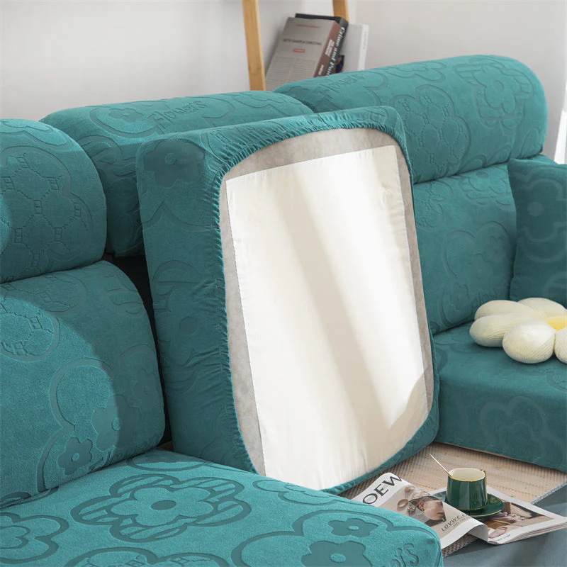 Slipcover KAS Sofa Cover Protector All Season Dustproof and Elastic Sunflower Couch Cushion Cover - Image 15