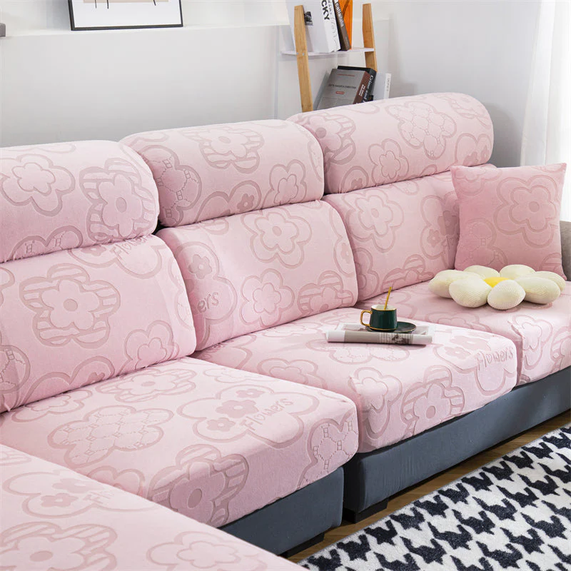 Slipcover KAS Sofa Cover Protector All Season Dustproof and Elastic Sunflower Couch Cushion Cover - Image 3