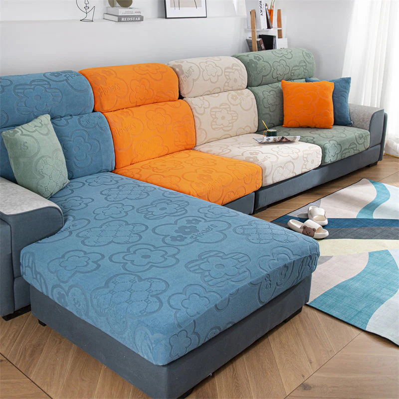 Slipcover KAS Sofa Cover Sunflower Seat Covers Elastic Dustproof Couch Cushion Cover - Image 11