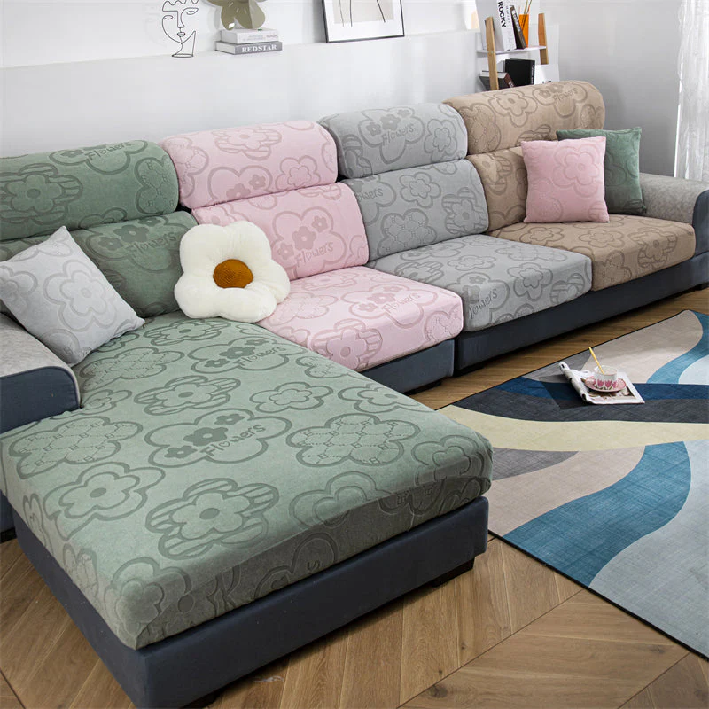 Slipcover KAS Sofa Cover Sunflower Seat Covers Elastic Dustproof Couch Cushion Cover - Image 12