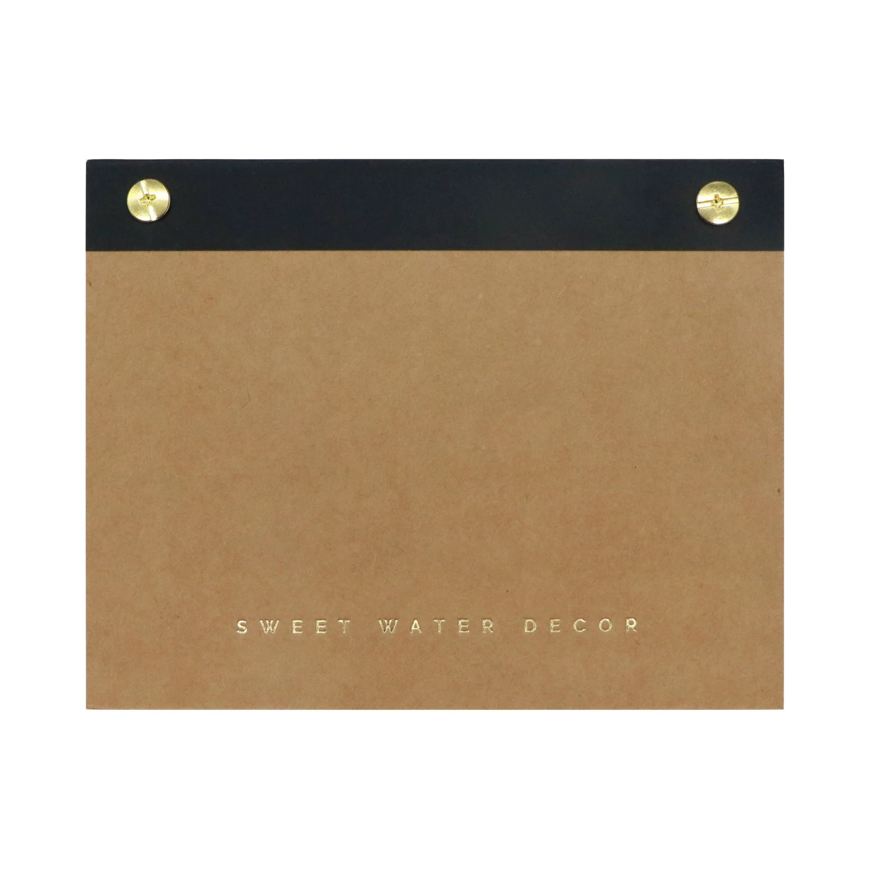 Small Gold Rivet Basic Notepad - Image 4