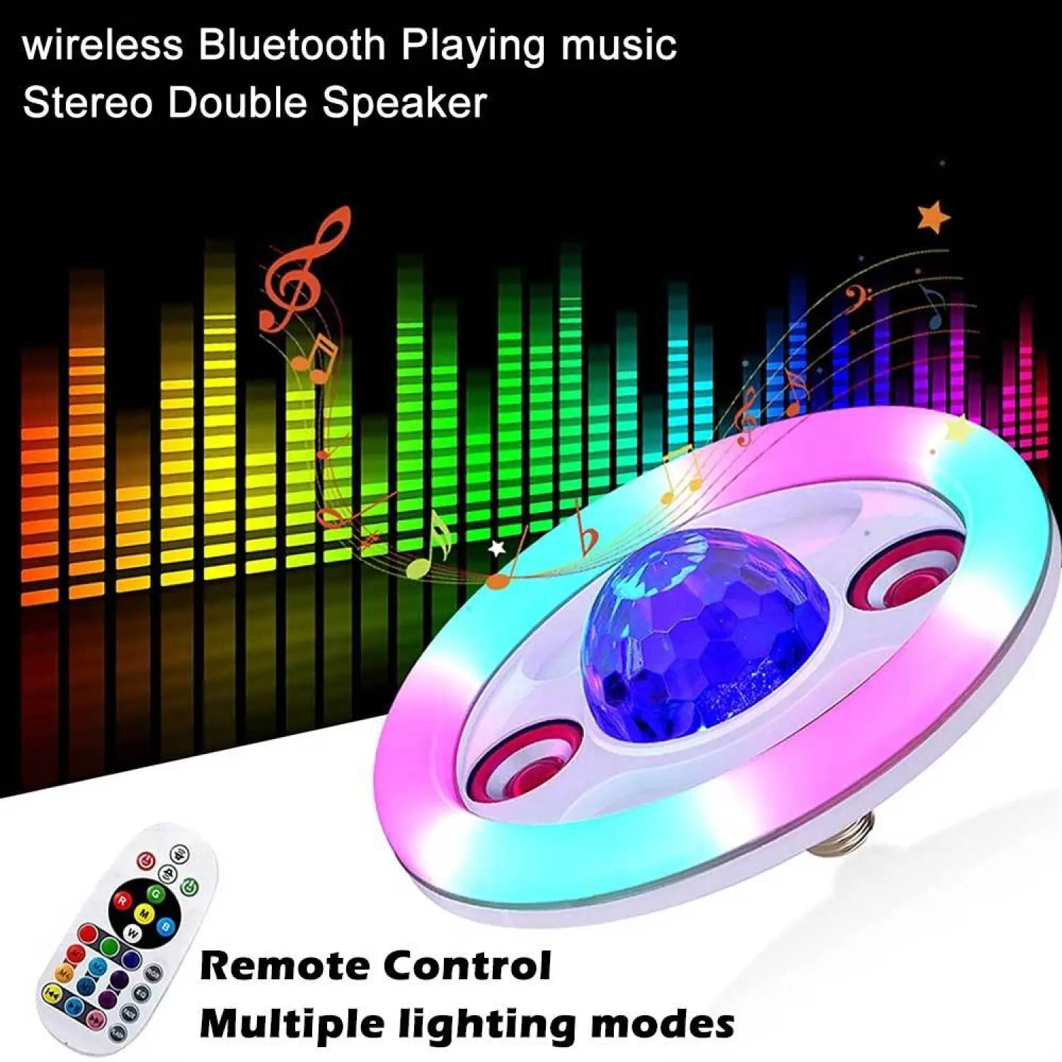 Smart Ceiling Light with Bluetooth, Magic Ball & Party Effects - Image 3
