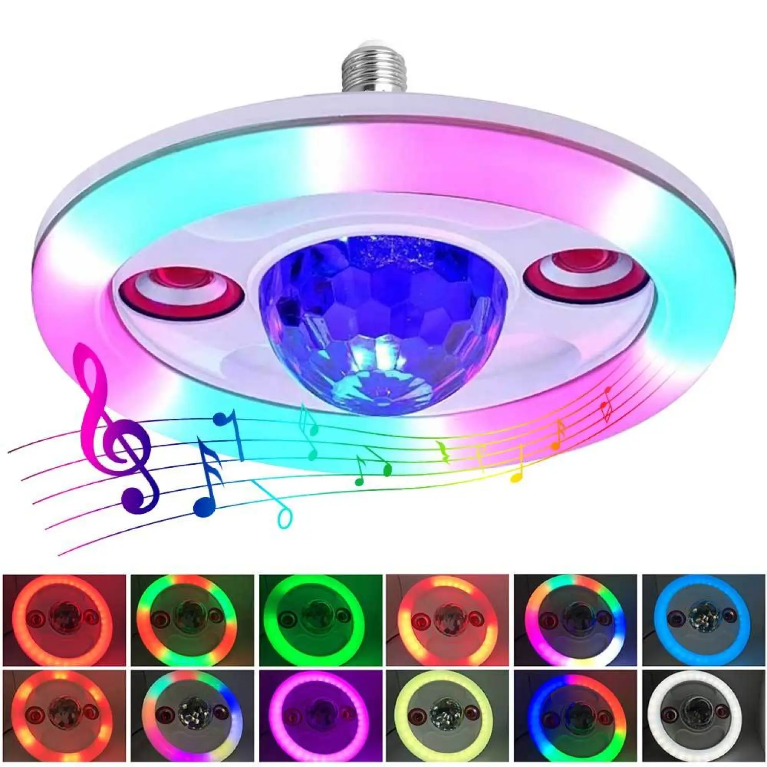 Smart Ceiling Light with Bluetooth, Magic Ball & Party Effects - Image 6