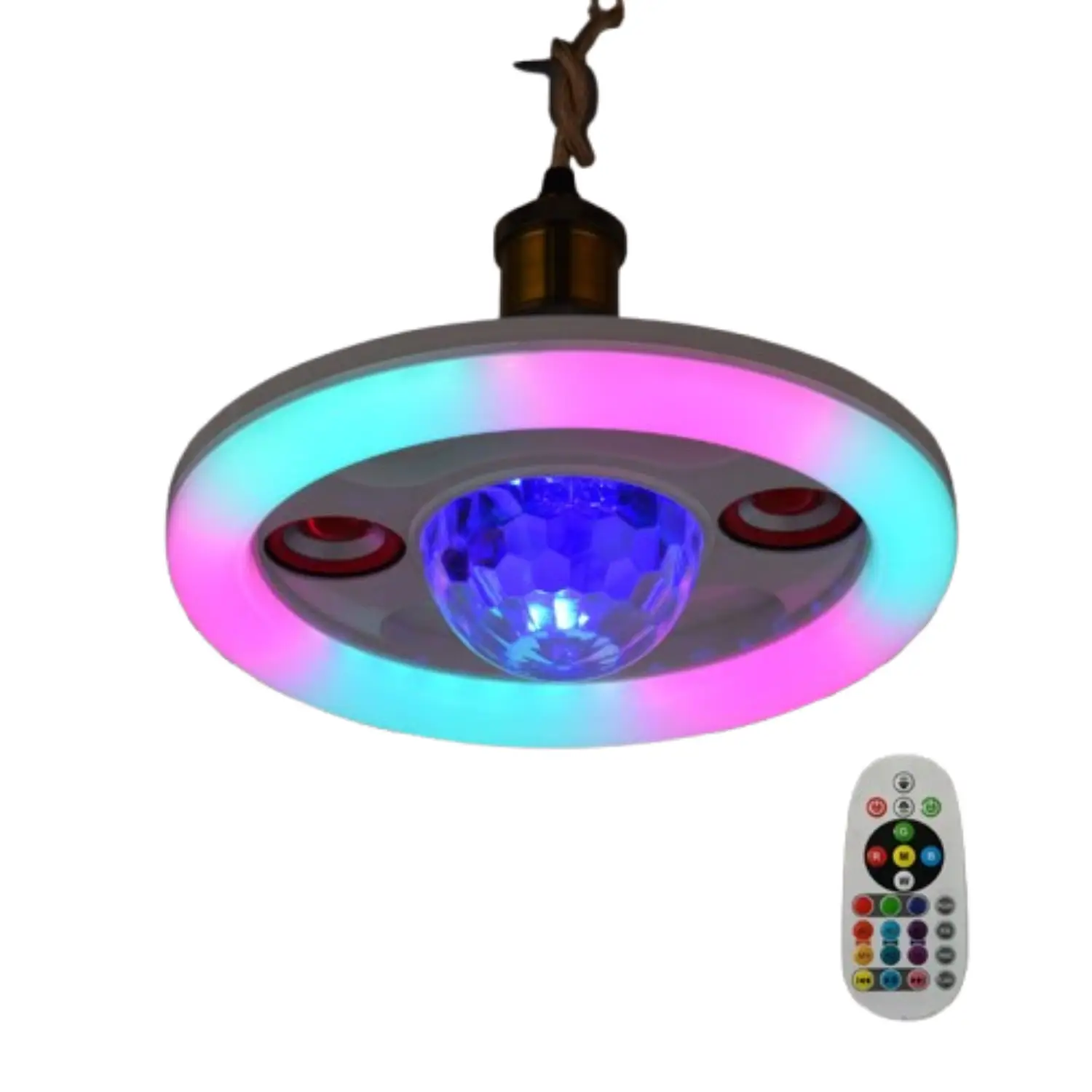 Smart Ceiling Light with Bluetooth, Magic Ball & Party Effects - Image 9