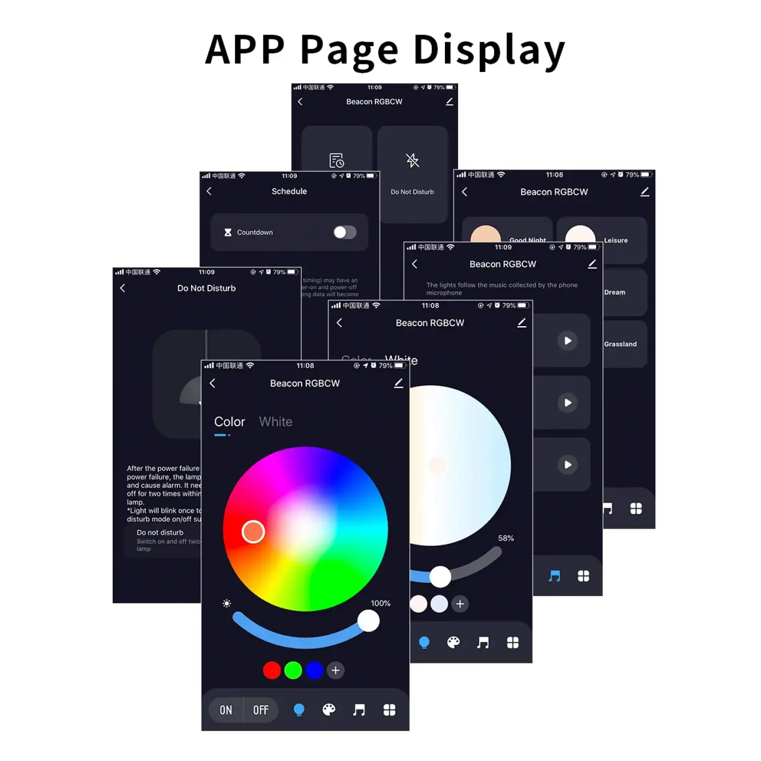 Smart RGB Bluetooth Ceiling Light 10W/15W with Tuya App Control - Image 8