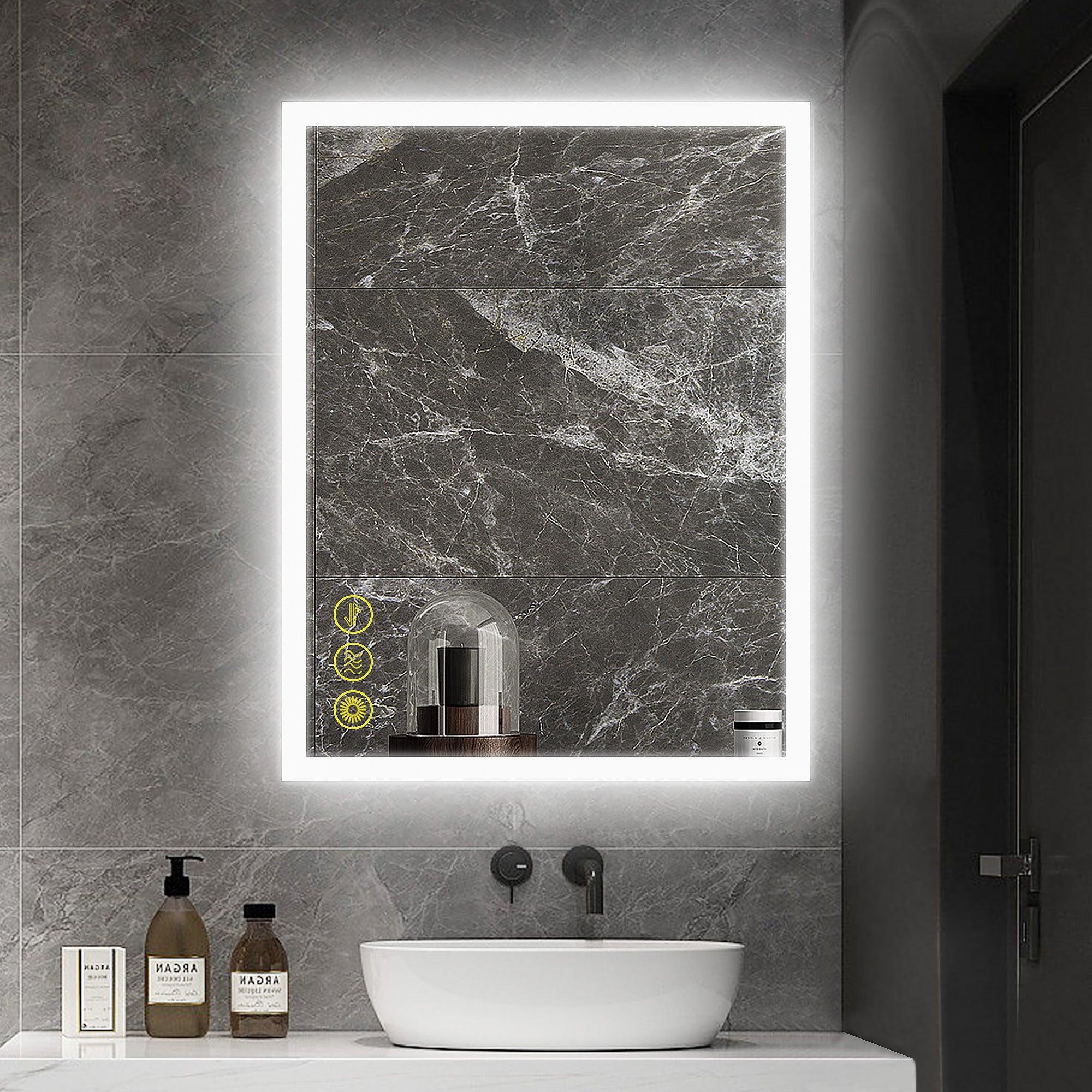 SmartGlow Dimmable LED Frameless Anti-Fog Bathroom Vanity Mirror - Image 19