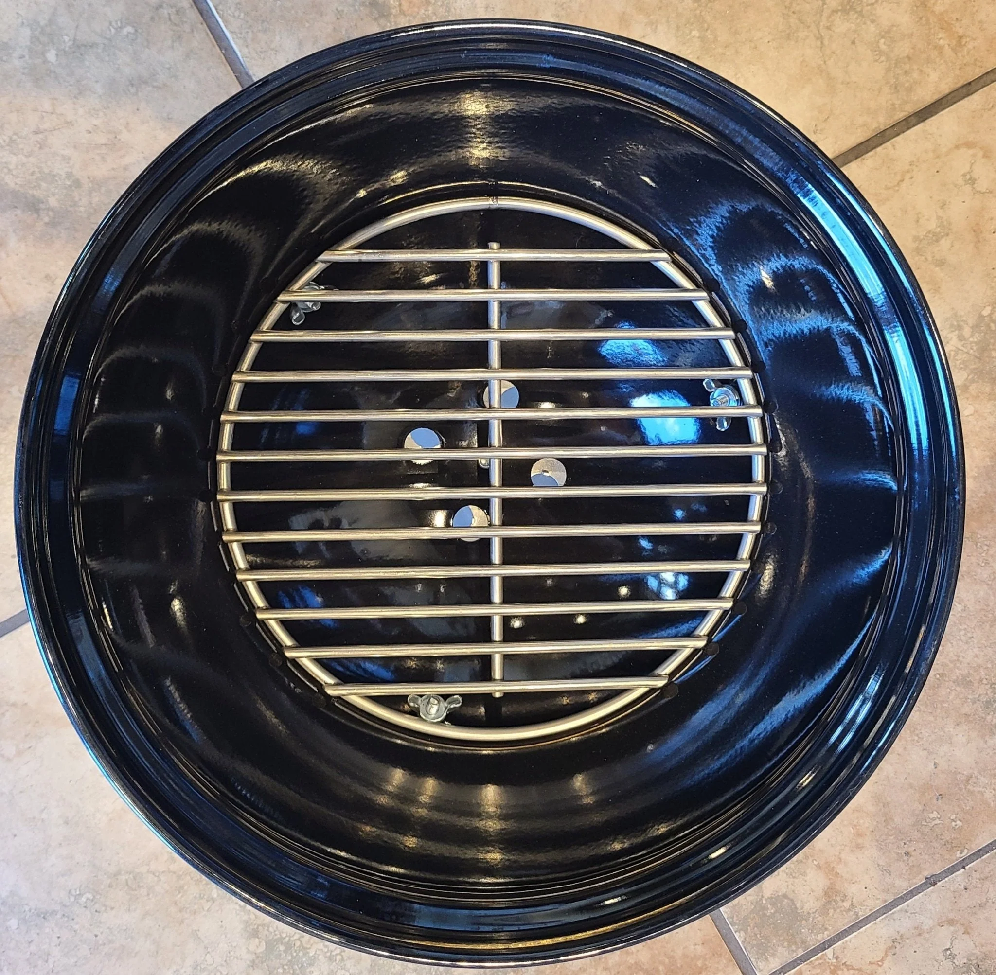 Smokey Joe Stainless Steel Charcoal Grate Heavy Duty - Image 2