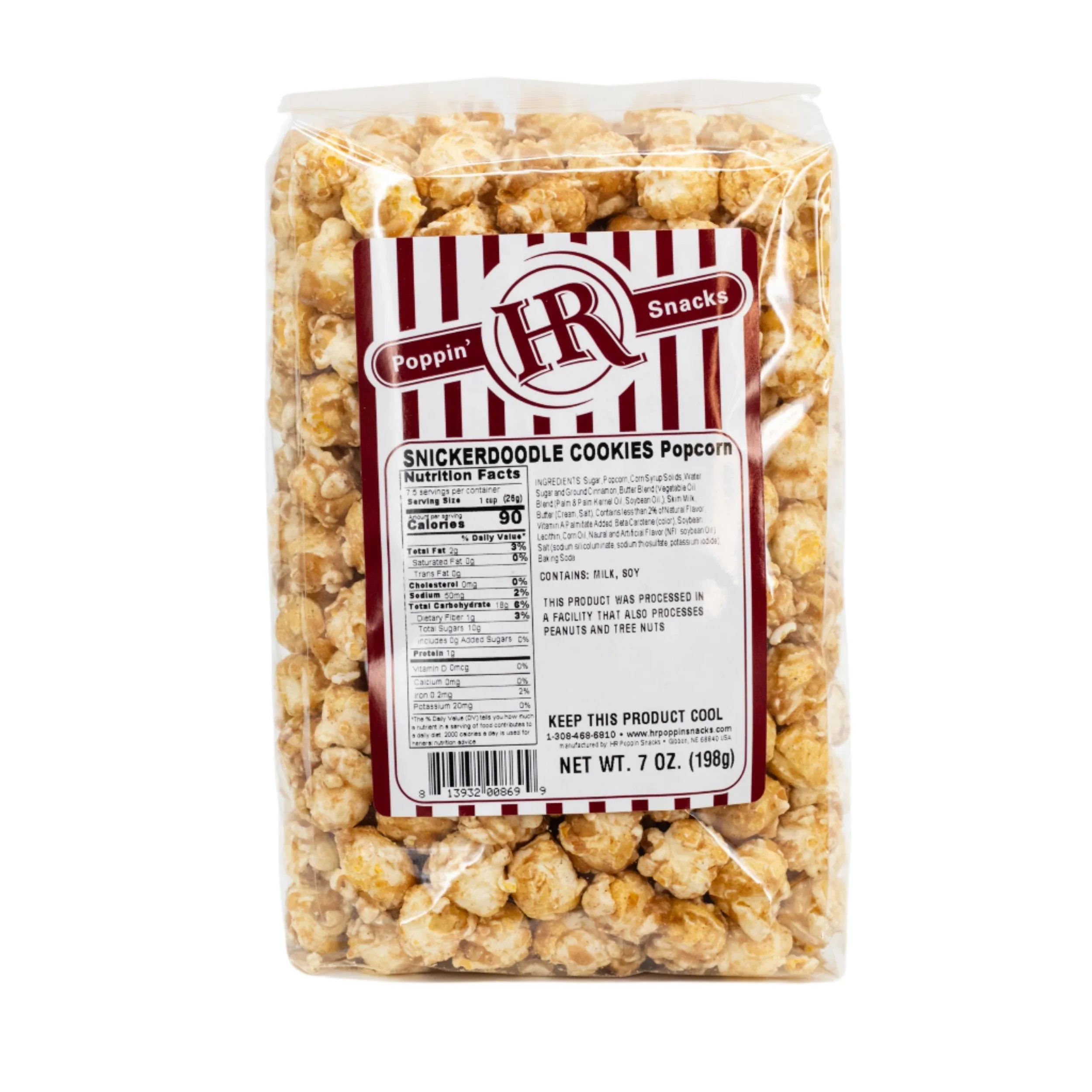 Snickerdoodle Cookies Popcorn | 7 oz | Pack of 2 | HR Poppin' Snacks - Image 2