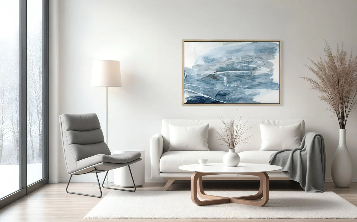 Snow Clouds - Open Edition Canvas Print - Image 2