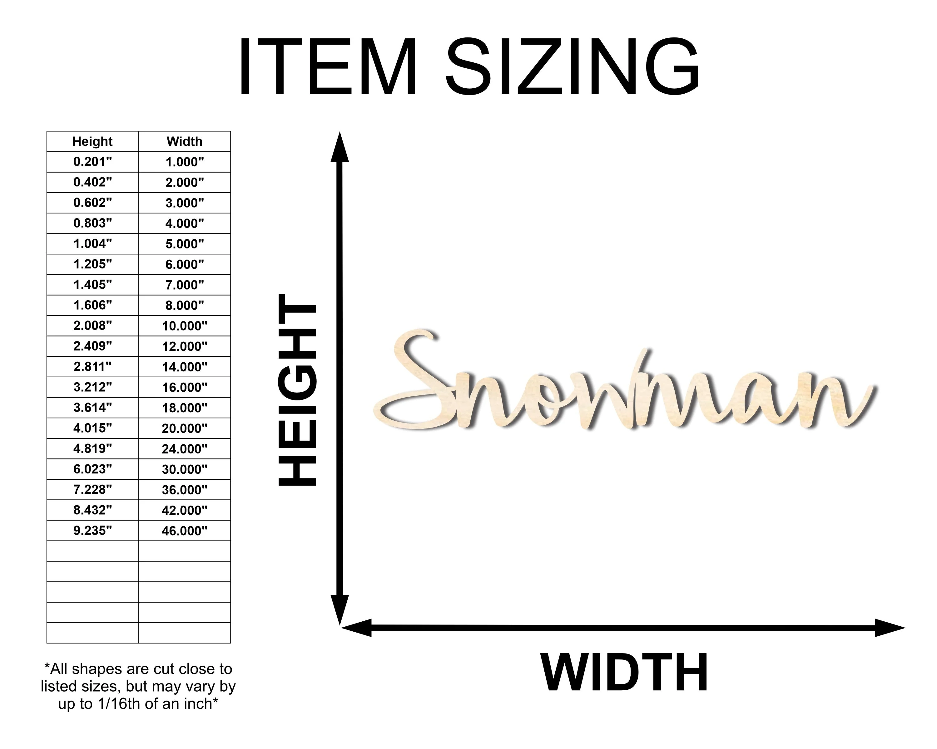 Snowman Sign Unfinished Wood Cutout Home Decor DIY - Image 4