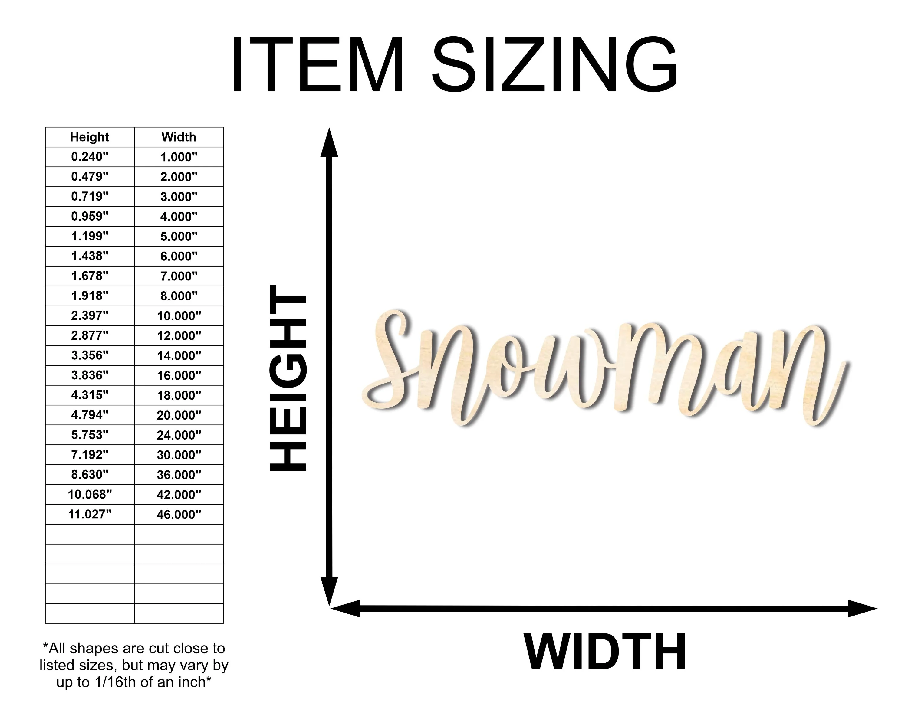 Snowman Sign Unfinished Wood Cutout Home Decor DIY - Image 5