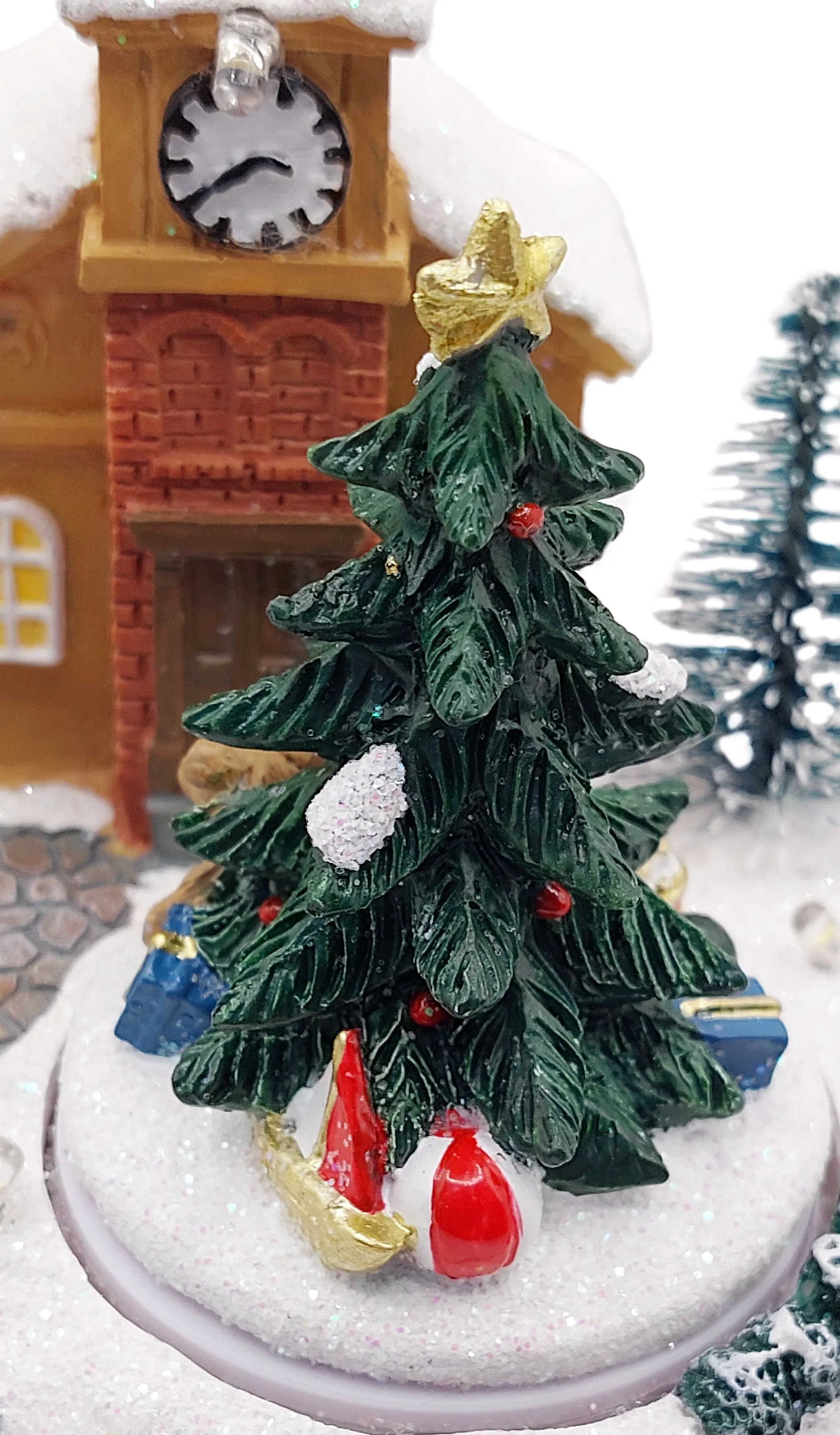 Snowy Church. Christmas Village Wizardi F07-N1-12-2704A - Image 4