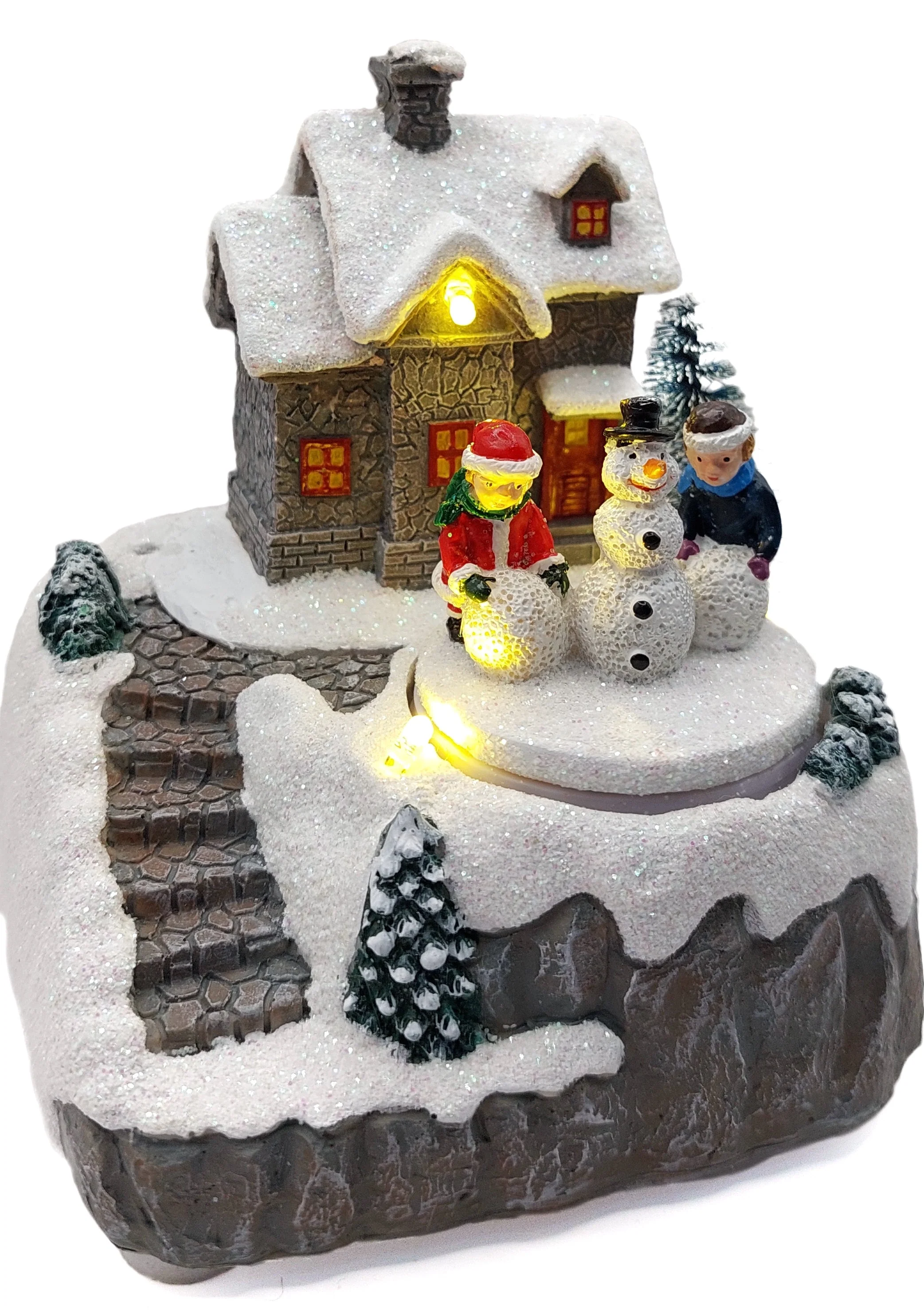 Snowy House. Christmas Village Wizardi F07-N1-12-2704B - Image 2