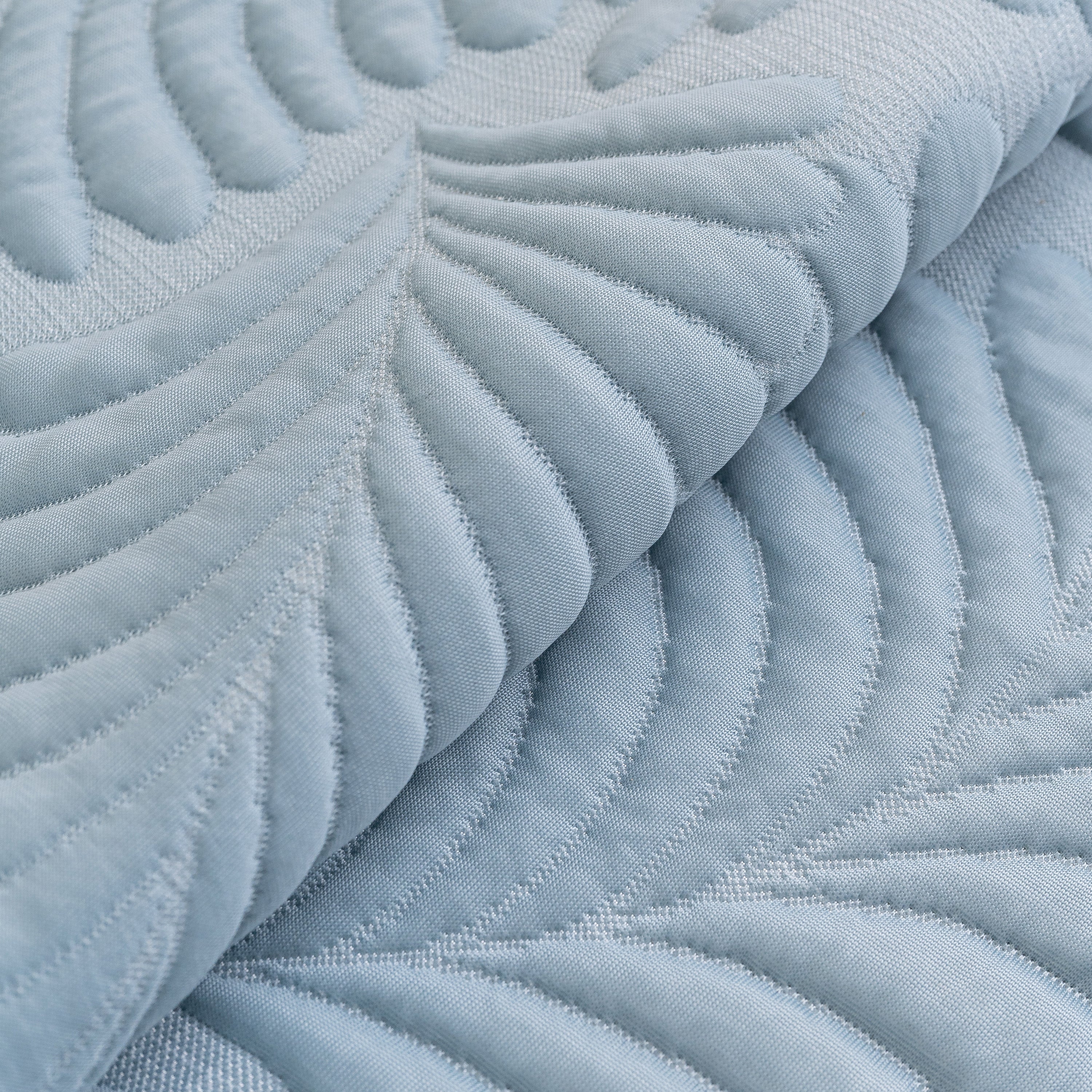 Sofa Cover for Leather & Fabric Couches, 3D Leaf Embossed Quilted Furniture Covers - Image 3