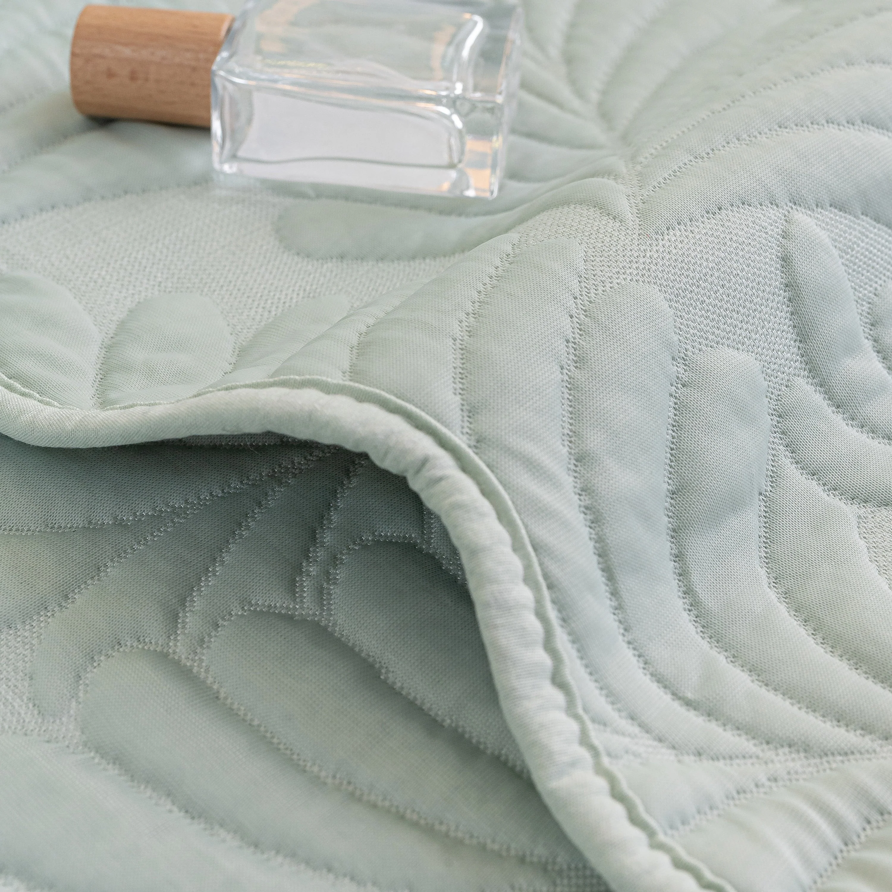 Sofa Cover for Leather & Fabric Couches, 3D Leaf Embossed Quilted Furniture Covers - Image 75