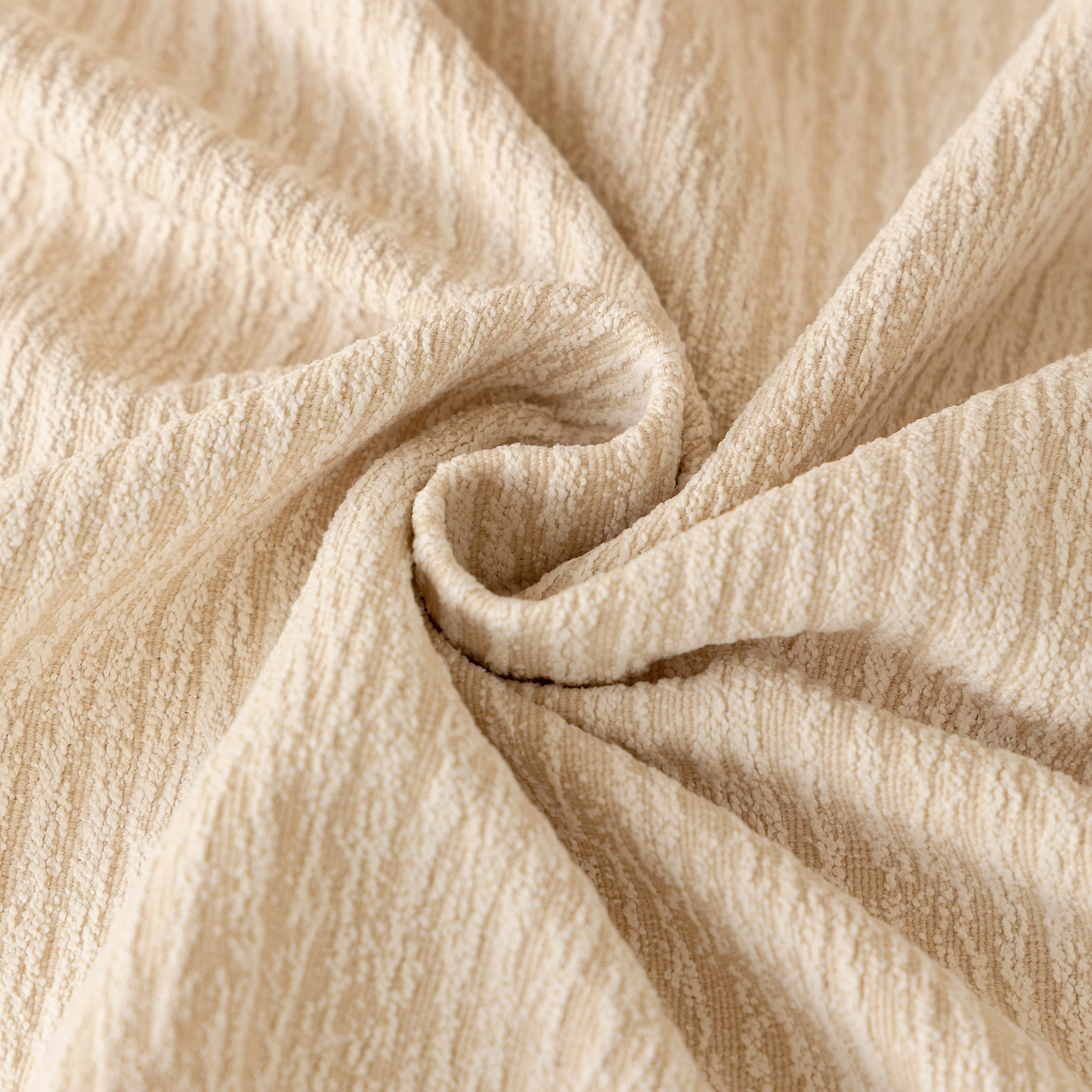 Sofa Cover Throw with Lace Trim & Pom-Pom Fringe, Decorative Couch Cover Blanket - Image 86