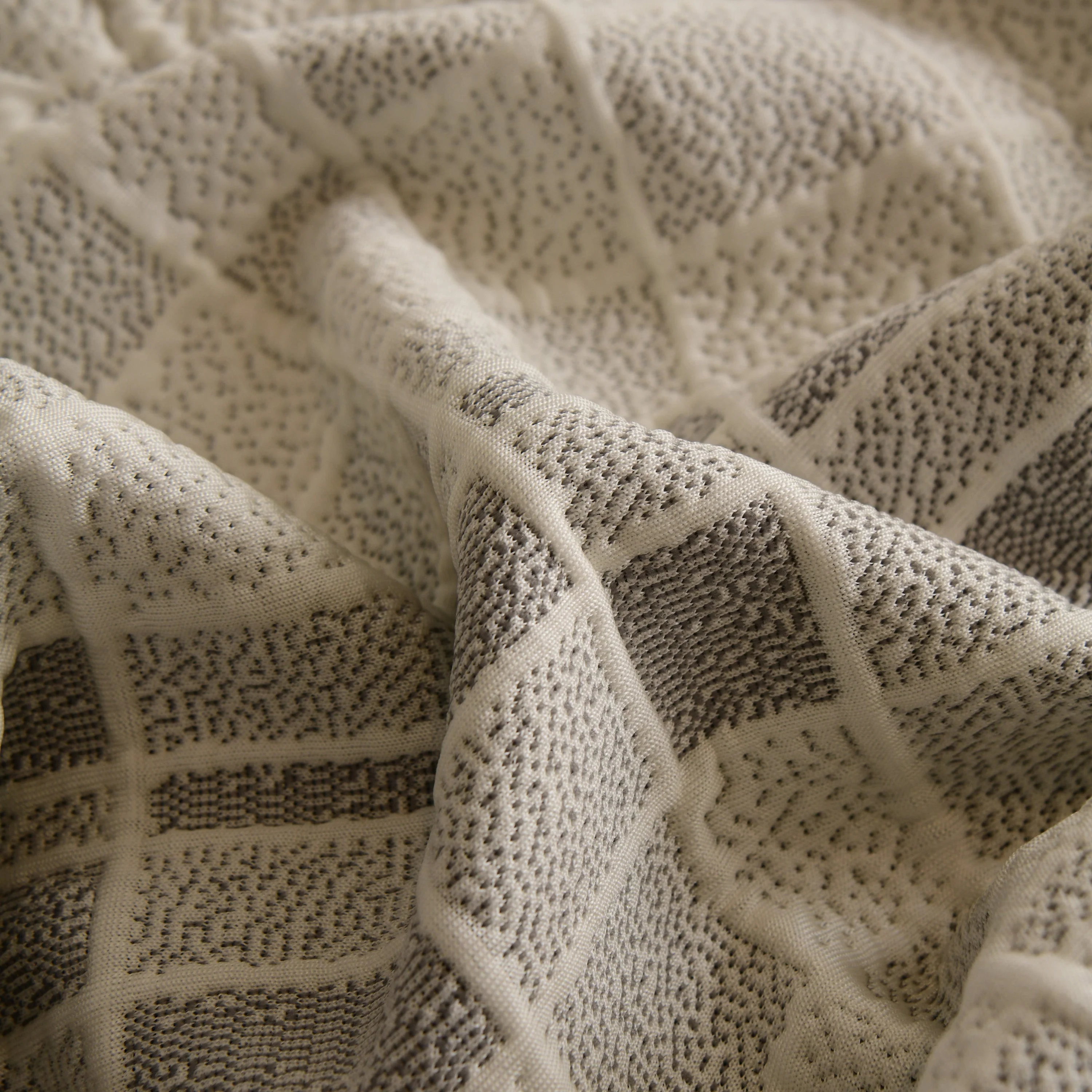 Sofa Cover Throw with Subtle Textured Stripes Lightweight Smooth Couch Slipcover - Image 5