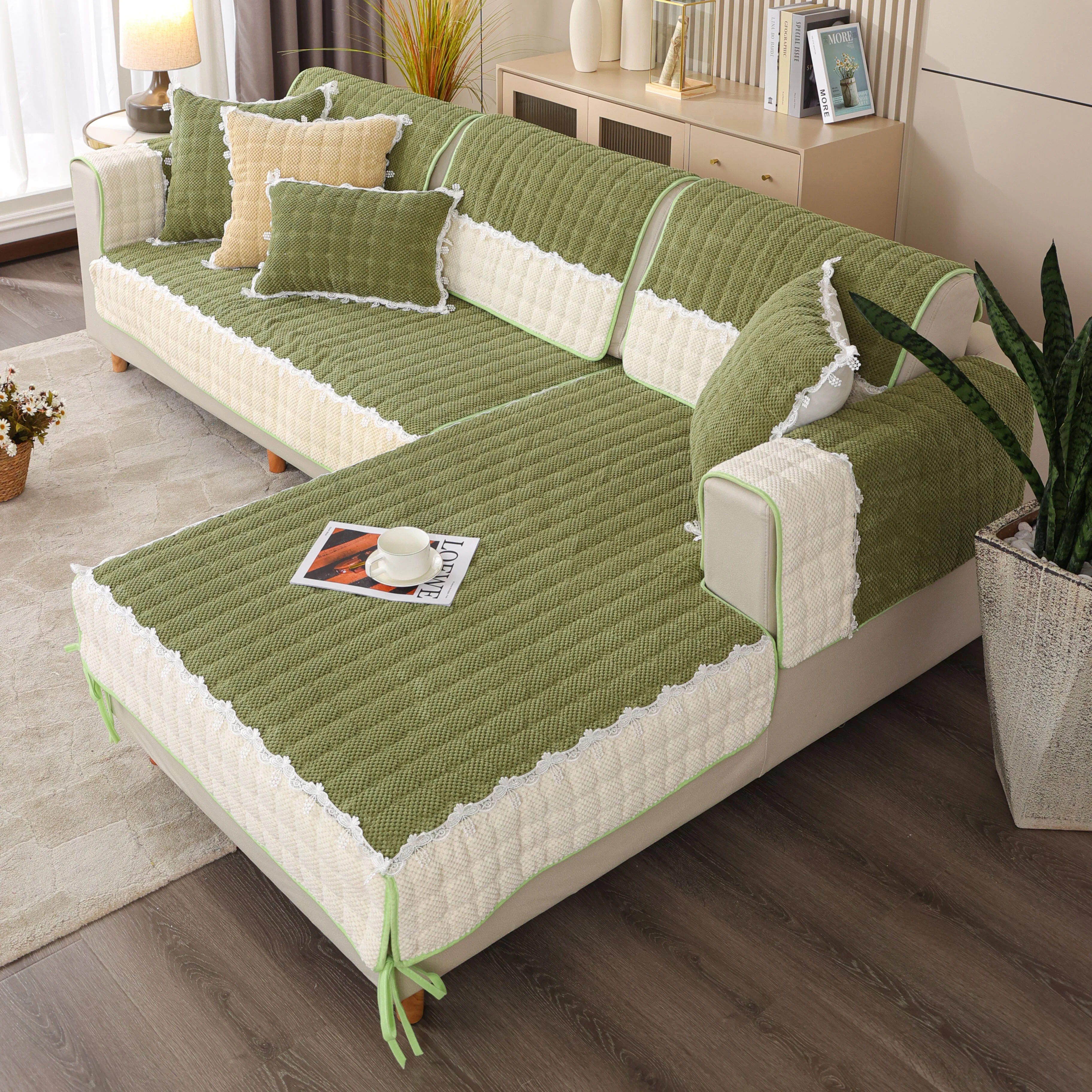 Sofa Cushion Four Seasons Universal Non-slip High-grade Seat Cushions Minimalist Modern Sofa Cover Couch Covers - Image 11