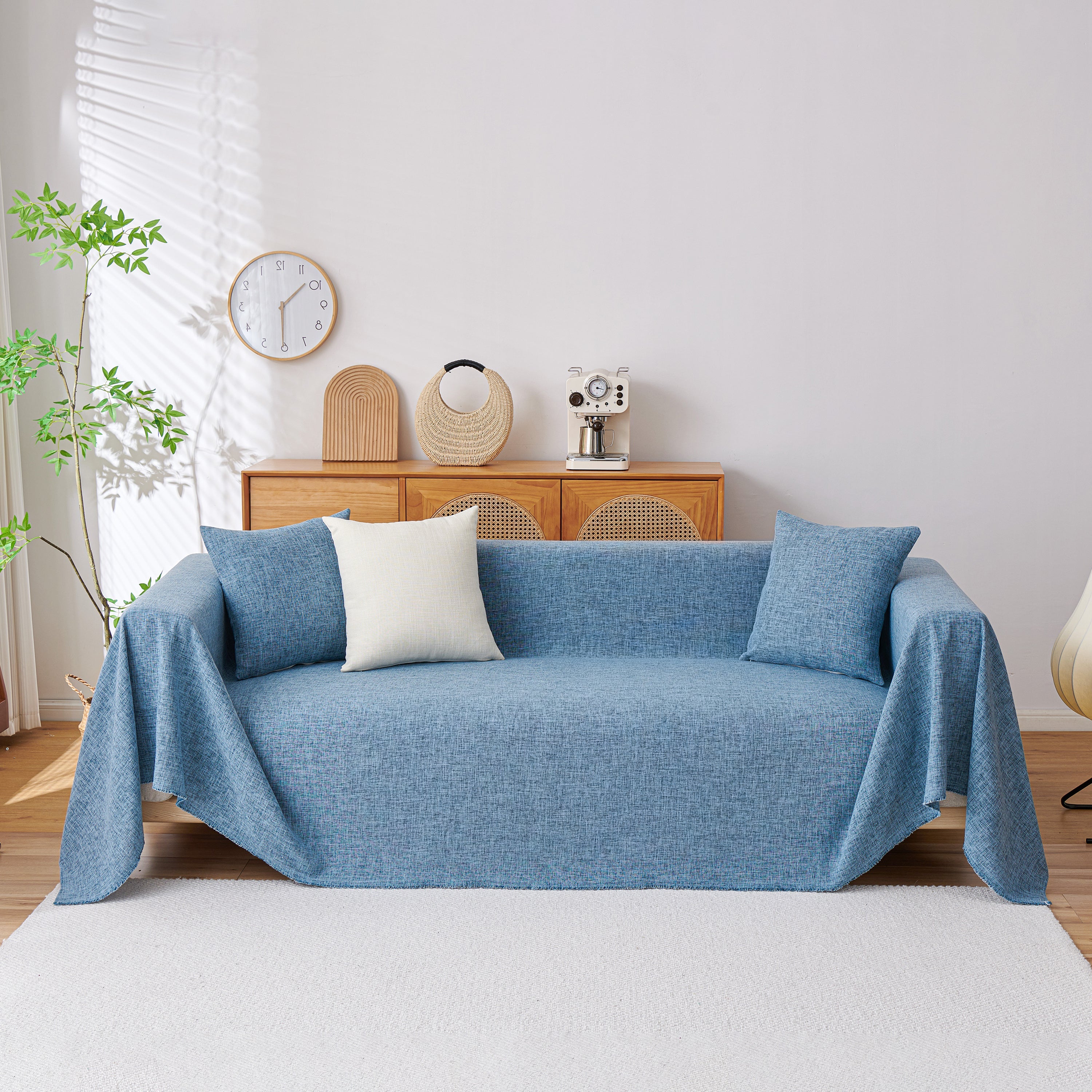 Sofa Slipcovers Cotton Sheet Blanket, Furniture Decor Pet Protector Stylish Throws for Sectional Couch - Image 10