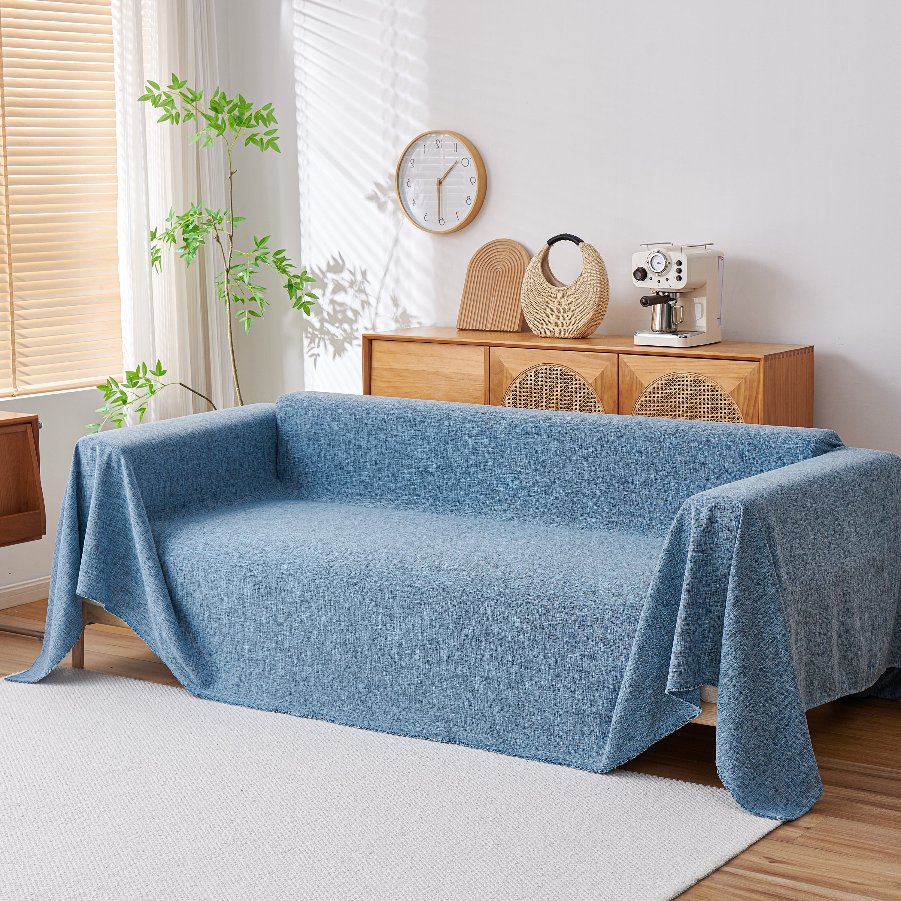 Sofa Slipcovers Cotton Sheet Blanket, Furniture Decor Pet Protector Stylish Throws for Sectional Couch - Image 11