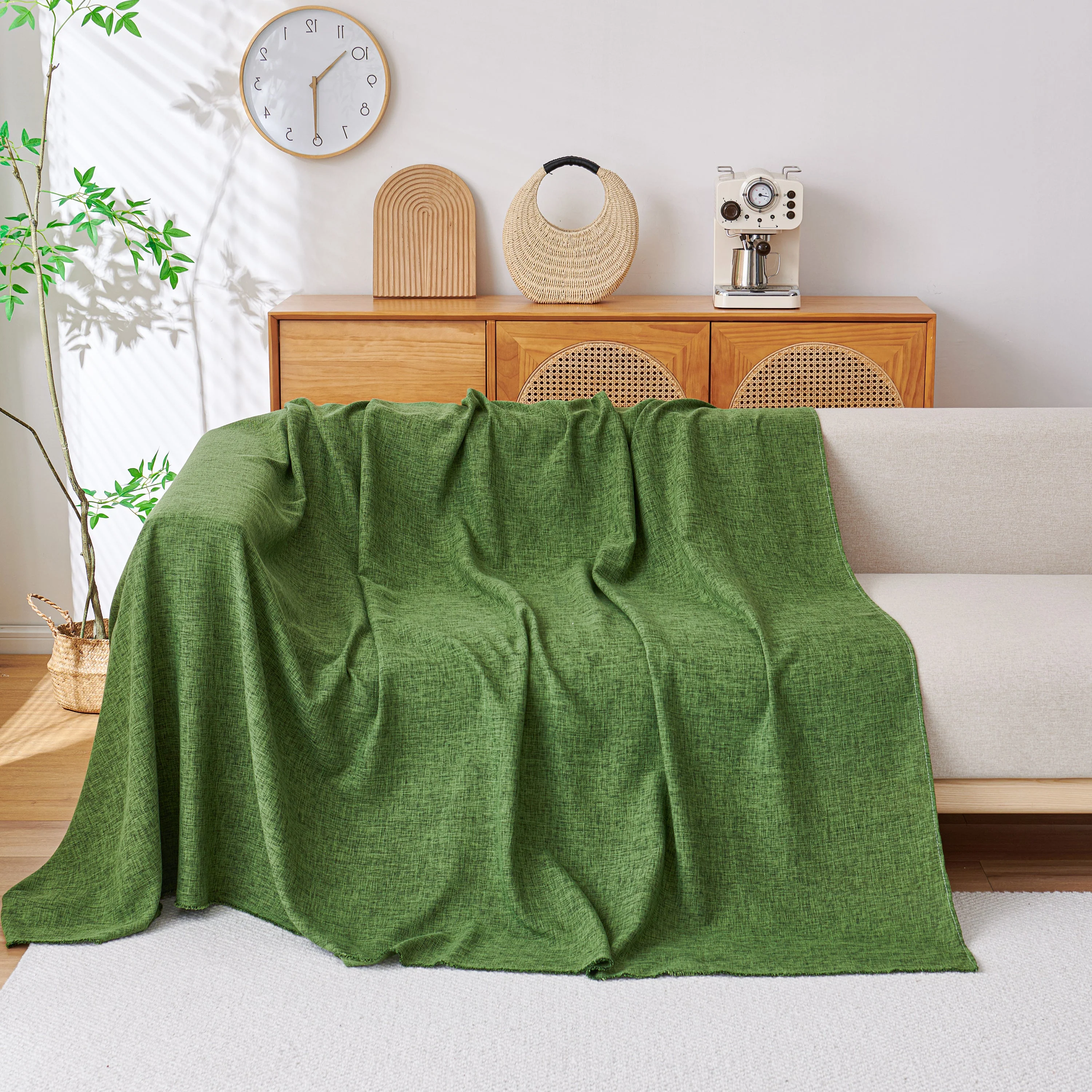 Sofa Slipcovers Cotton Sheet Blanket, Furniture Decor Pet Protector Stylish Throws for Sectional Couch - Image 22