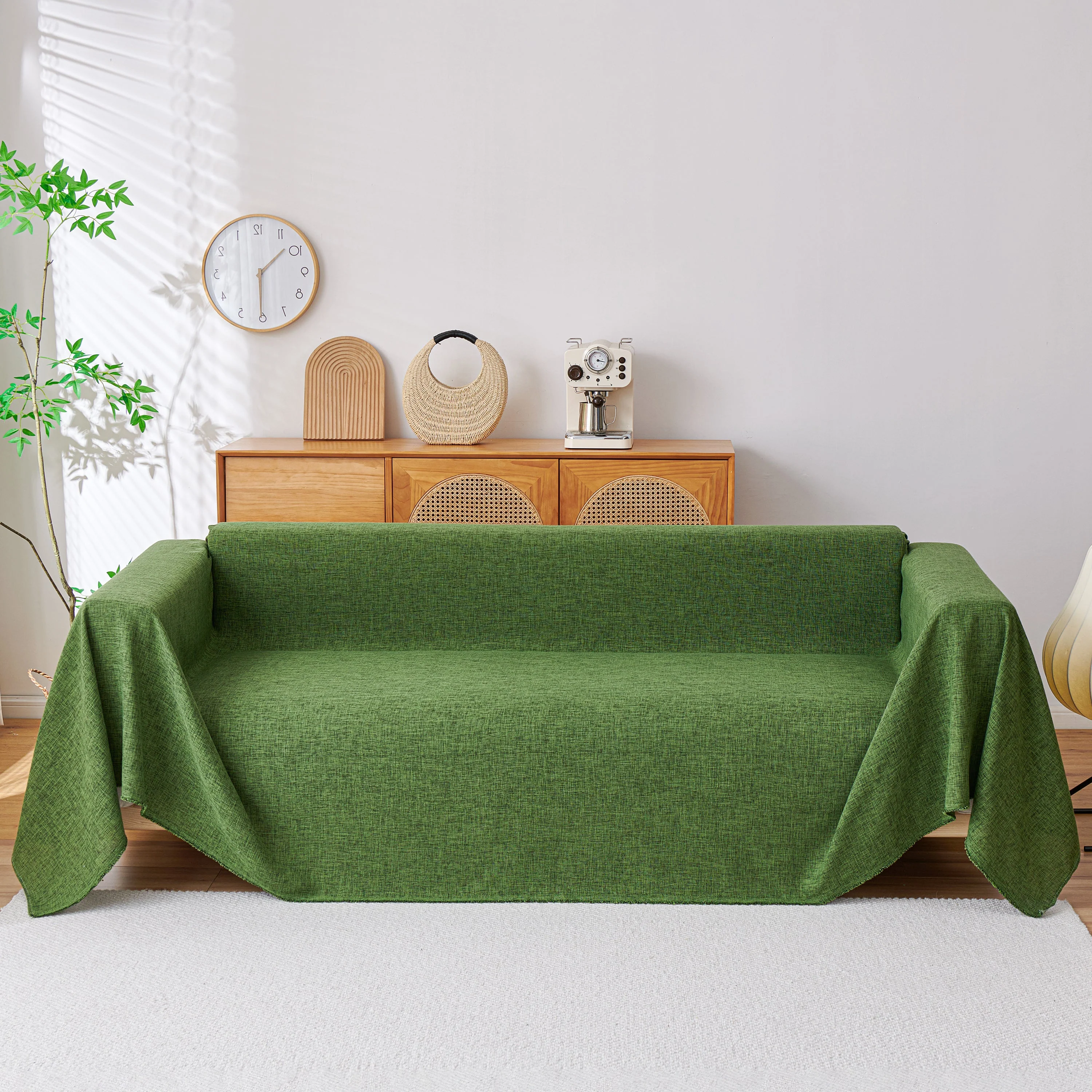 Sofa Slipcovers Cotton Sheet Blanket, Furniture Decor Pet Protector Stylish Throws for Sectional Couch - Image 29