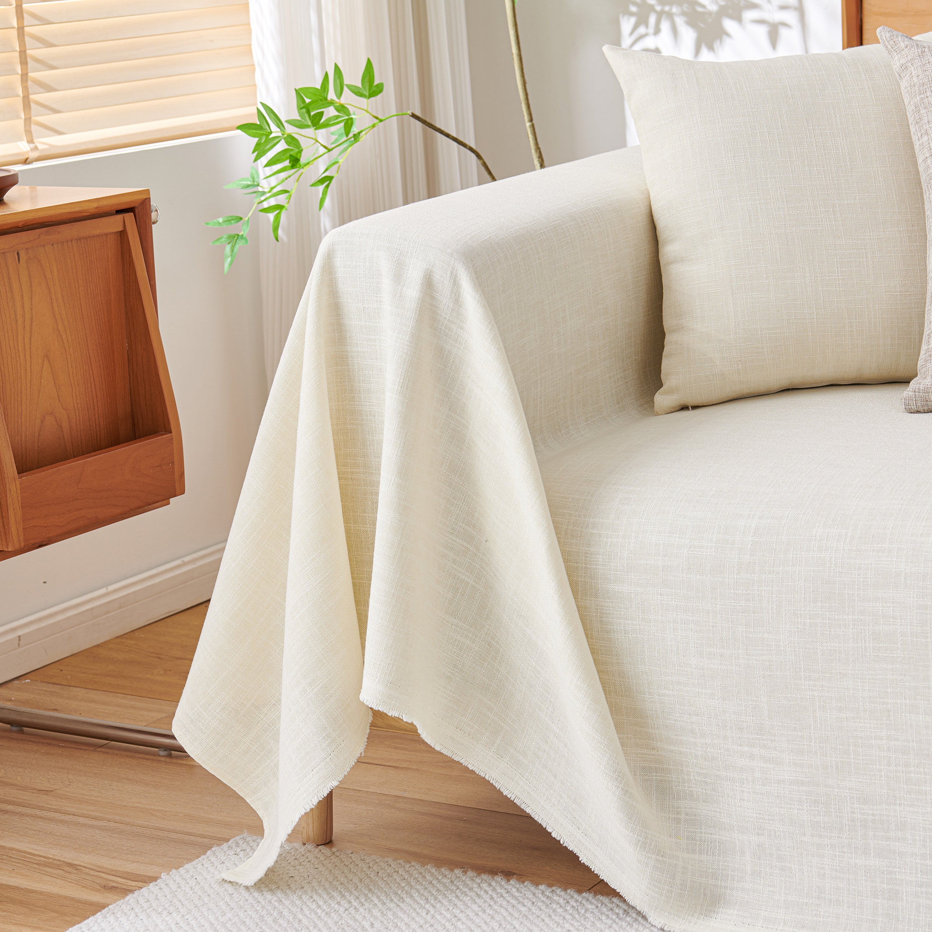 Sofa Slipcovers Cotton Sheet Blanket, Furniture Decor Pet Protector Stylish Throws for Sectional Couch - Image 38