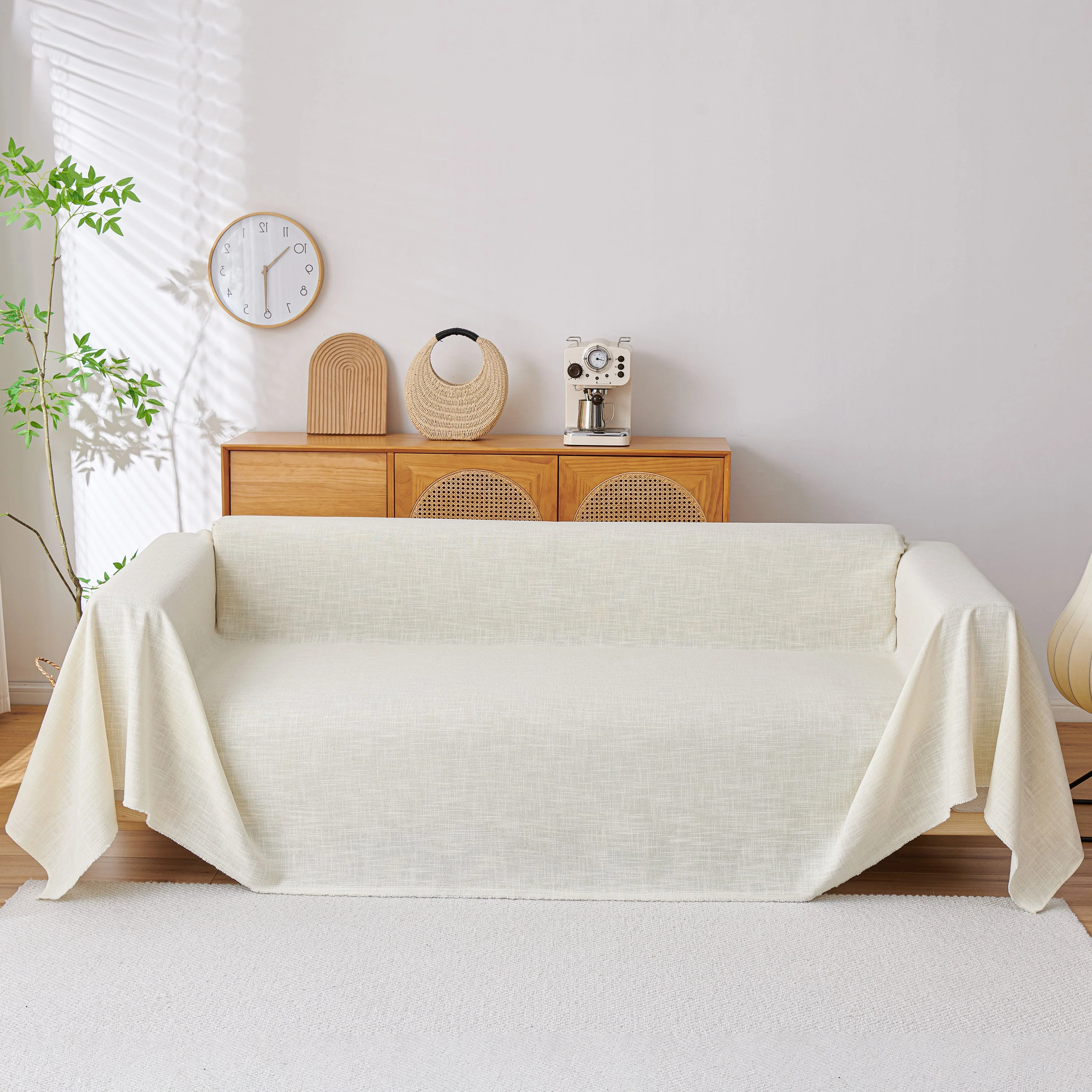 Sofa Slipcovers Cotton Sheet Blanket, Furniture Decor Pet Protector Stylish Throws for Sectional Couch - Image 43