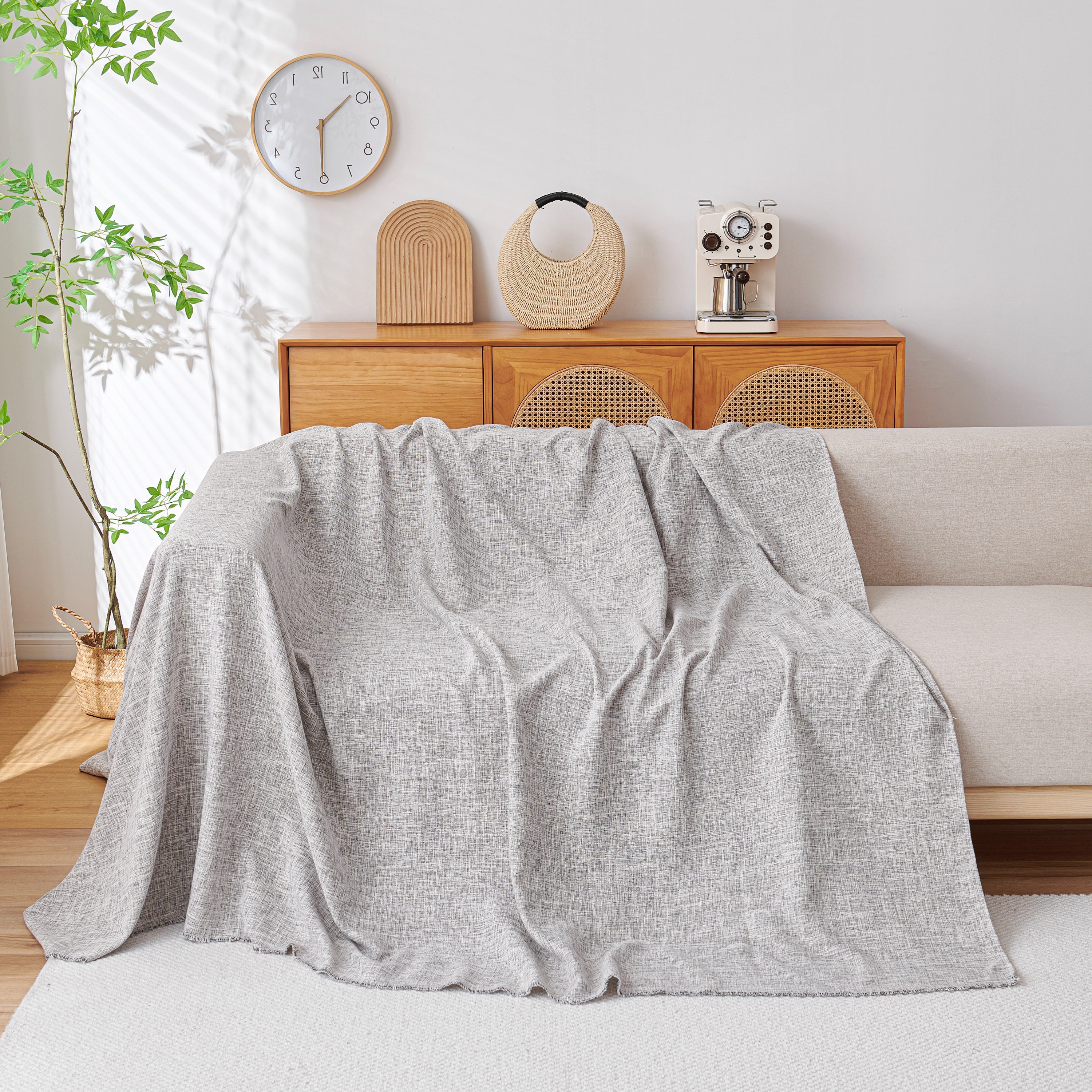 Sofa Slipcovers Cotton Sheet Blanket, Furniture Decor Pet Protector Stylish Throws for Sectional Couch - Image 50