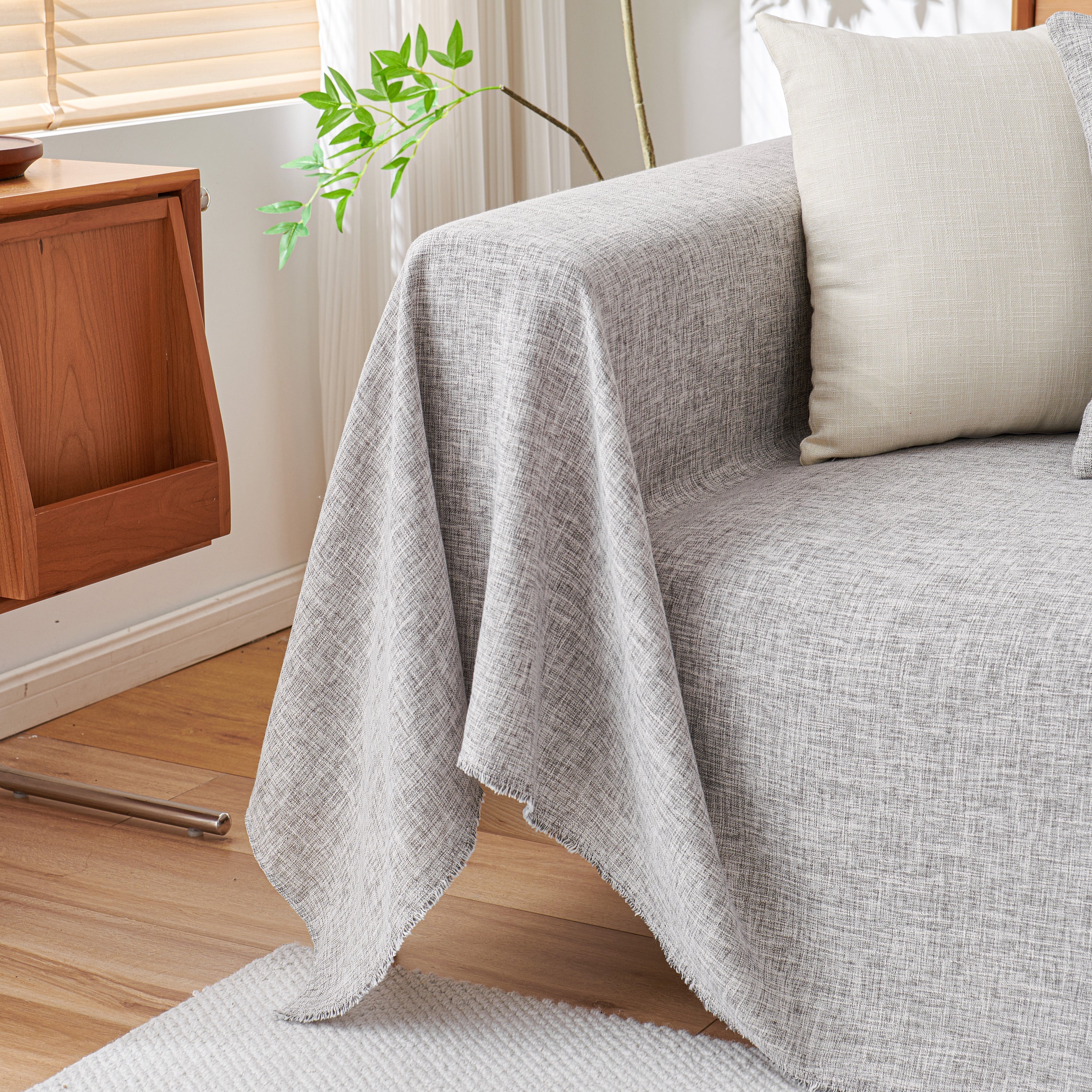Sofa Slipcovers Cotton Sheet Blanket, Furniture Decor Pet Protector Stylish Throws for Sectional Couch - Image 51