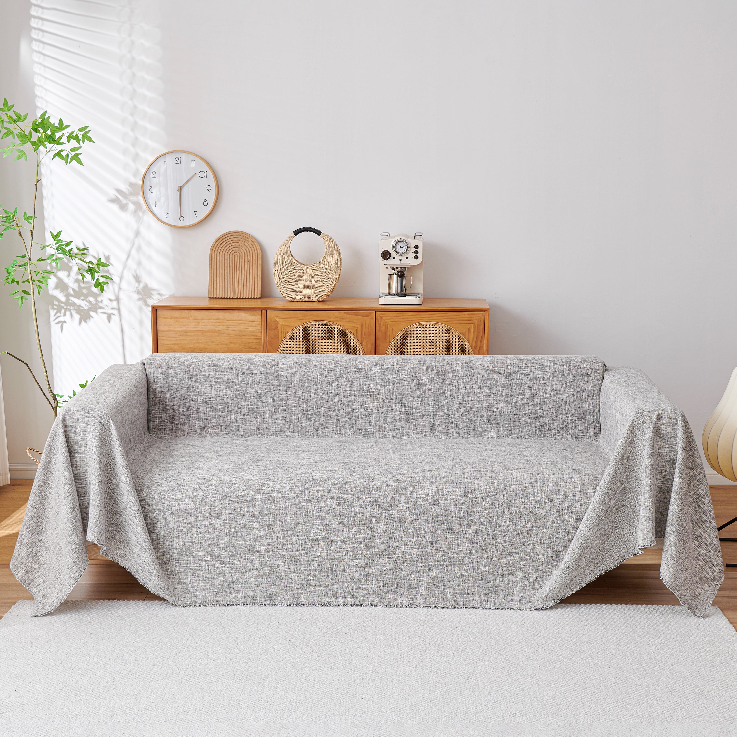 Sofa Slipcovers Cotton Sheet Blanket, Furniture Decor Pet Protector Stylish Throws for Sectional Couch - Image 54