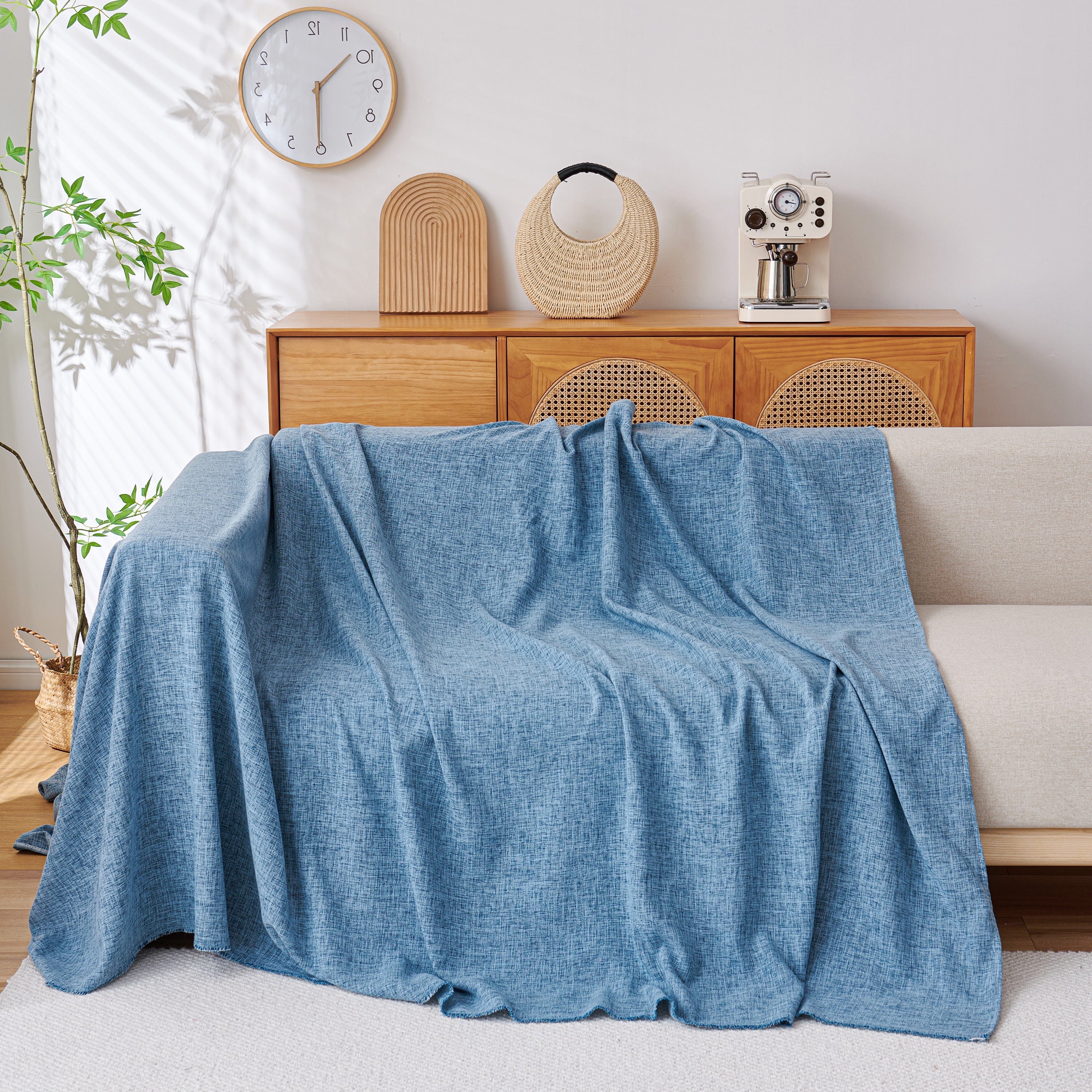 Sofa Slipcovers Cotton Sheet Blanket, Furniture Decor Pet Protector Stylish Throws for Sectional Couch - Image 6