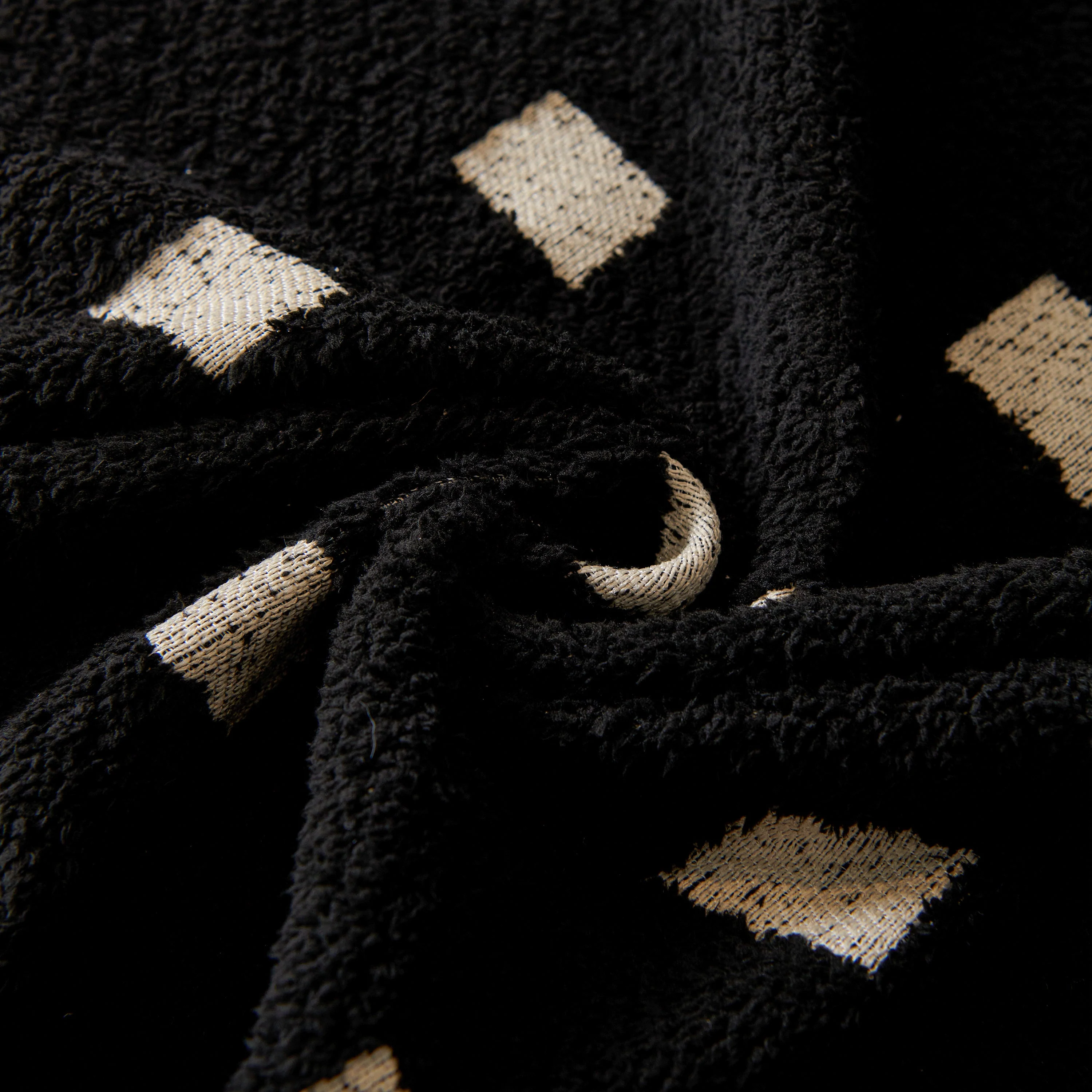 Sofa Throw Blanket with Woven Geometric Pattern & Tassels, Soft & Thick Couch Cover - Image 36