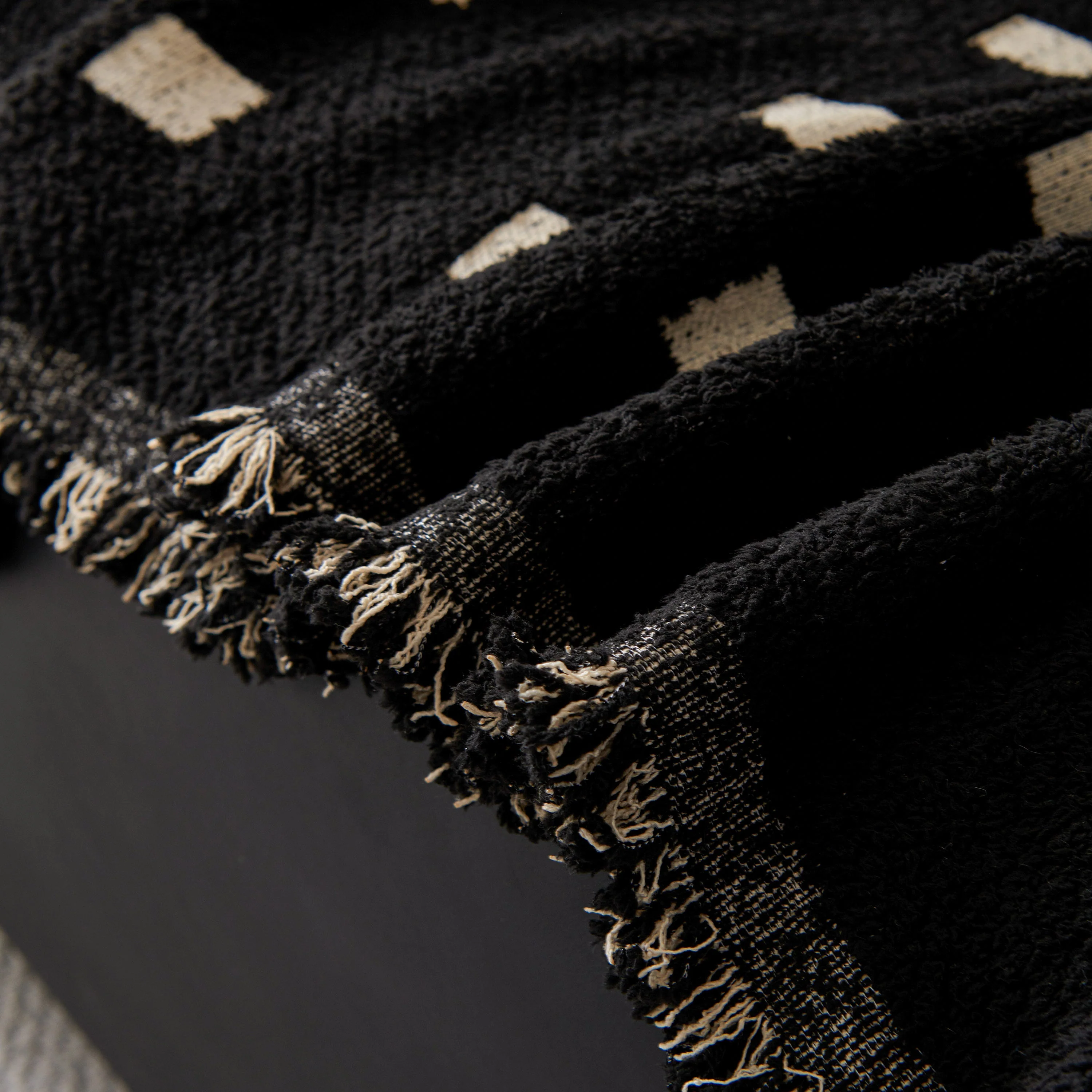Sofa Throw Blanket with Woven Geometric Pattern & Tassels, Soft & Thick Couch Cover - Image 38