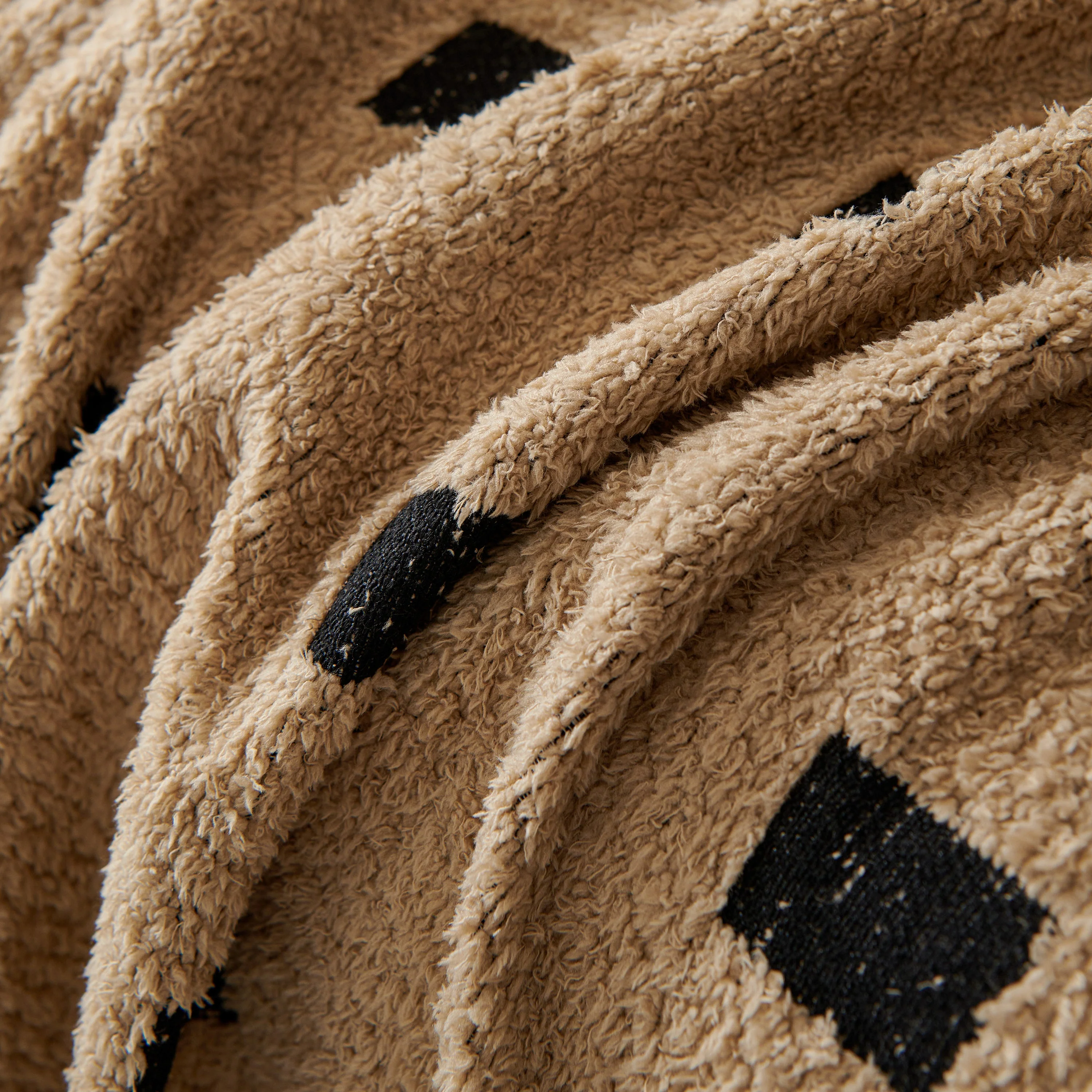 Sofa Throw Blanket with Woven Geometric Pattern & Tassels, Soft & Thick Couch Cover - Image 67