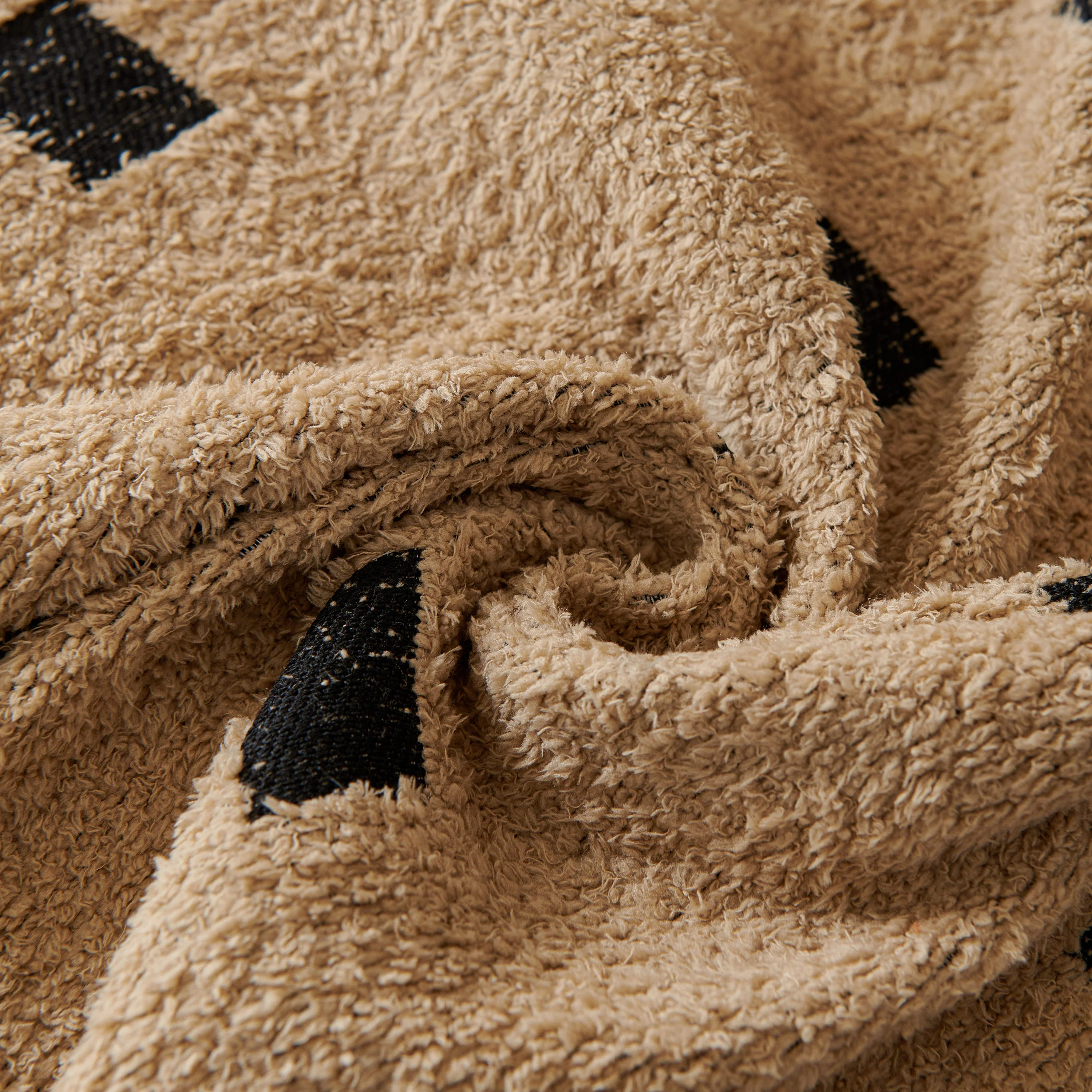 Sofa Throw Blanket with Woven Geometric Pattern & Tassels, Soft & Thick Couch Cover - Image 68
