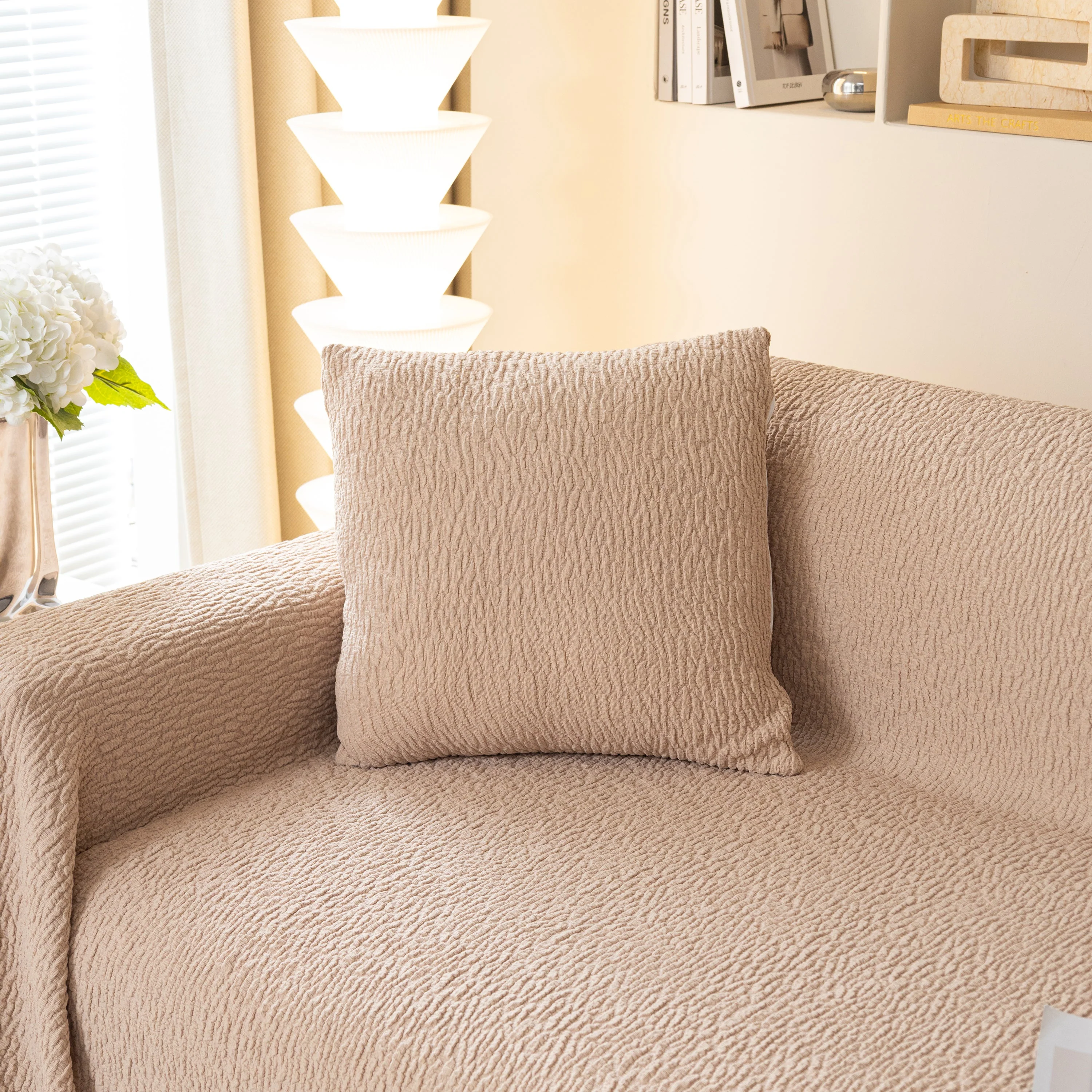 Sofa Throw Covers L-Shape Sectional Couch Cover for Dogs Cats Furniture Protector - Image 21