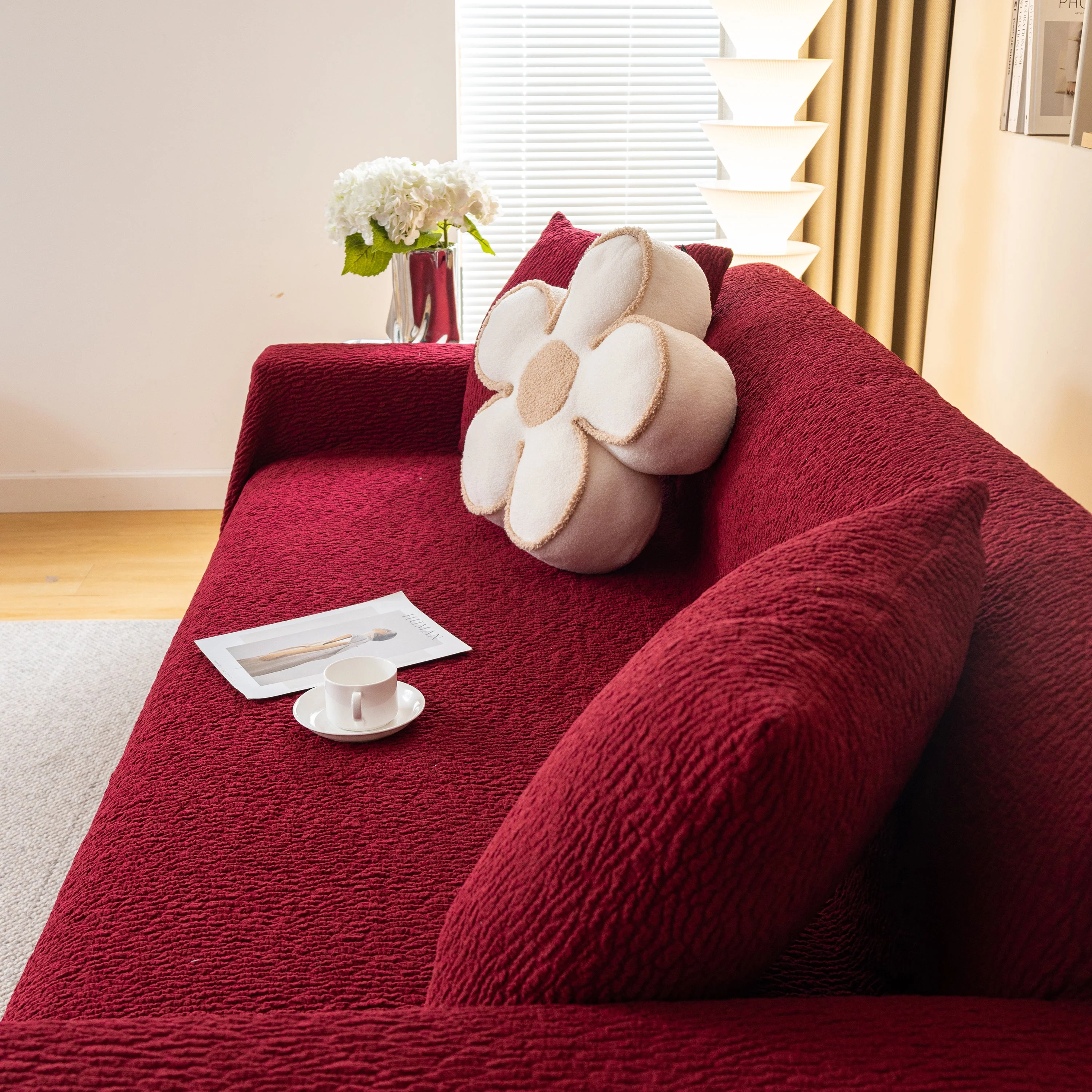 Sofa Throw Covers L-Shape Sectional Couch Cover for Dogs Cats Furniture Protector - Image 31