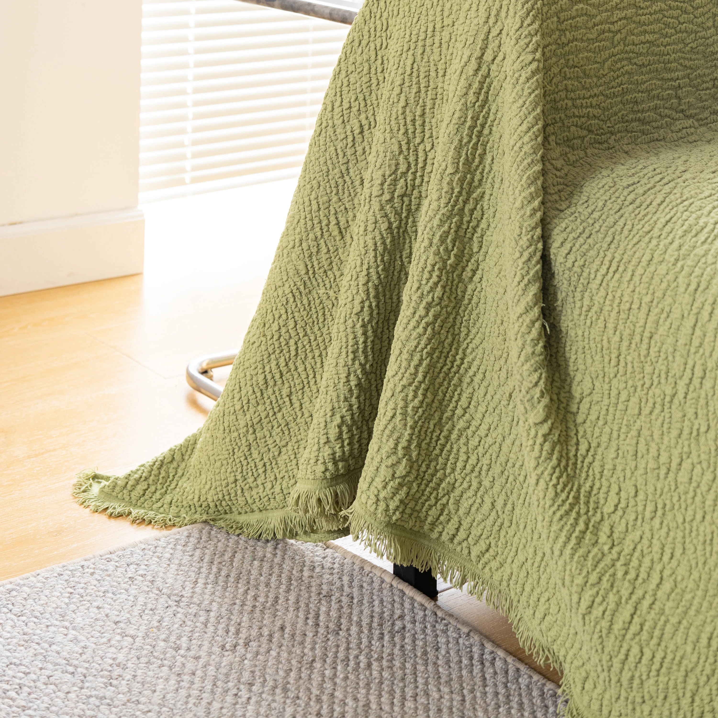 Sofa Throw Covers L-Shape Sectional Couch Cover for Dogs Cats Furniture Protector - Image 57