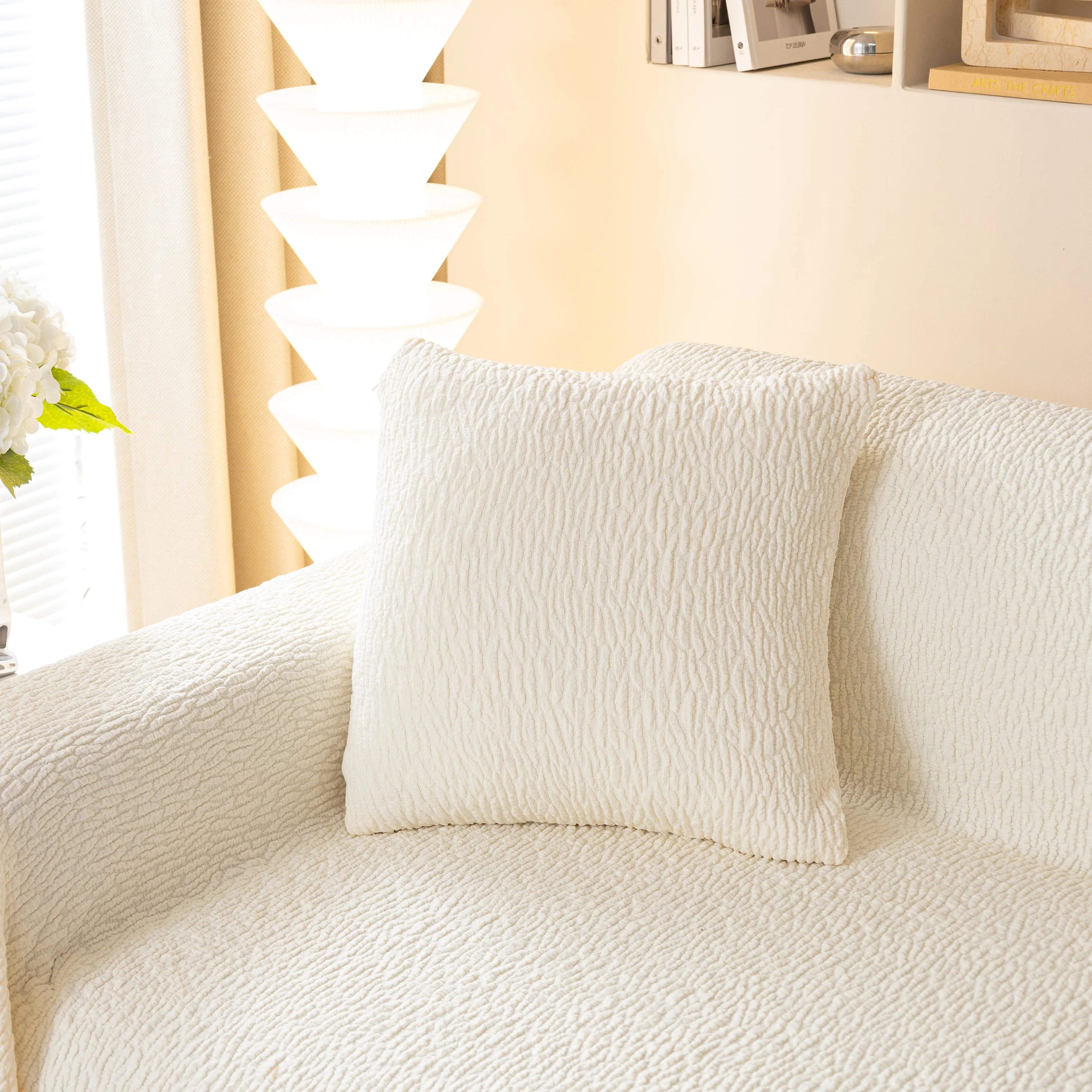 Sofa Throw Covers L-Shape Sectional Couch Cover for Dogs Cats Furniture Protector - Image 79