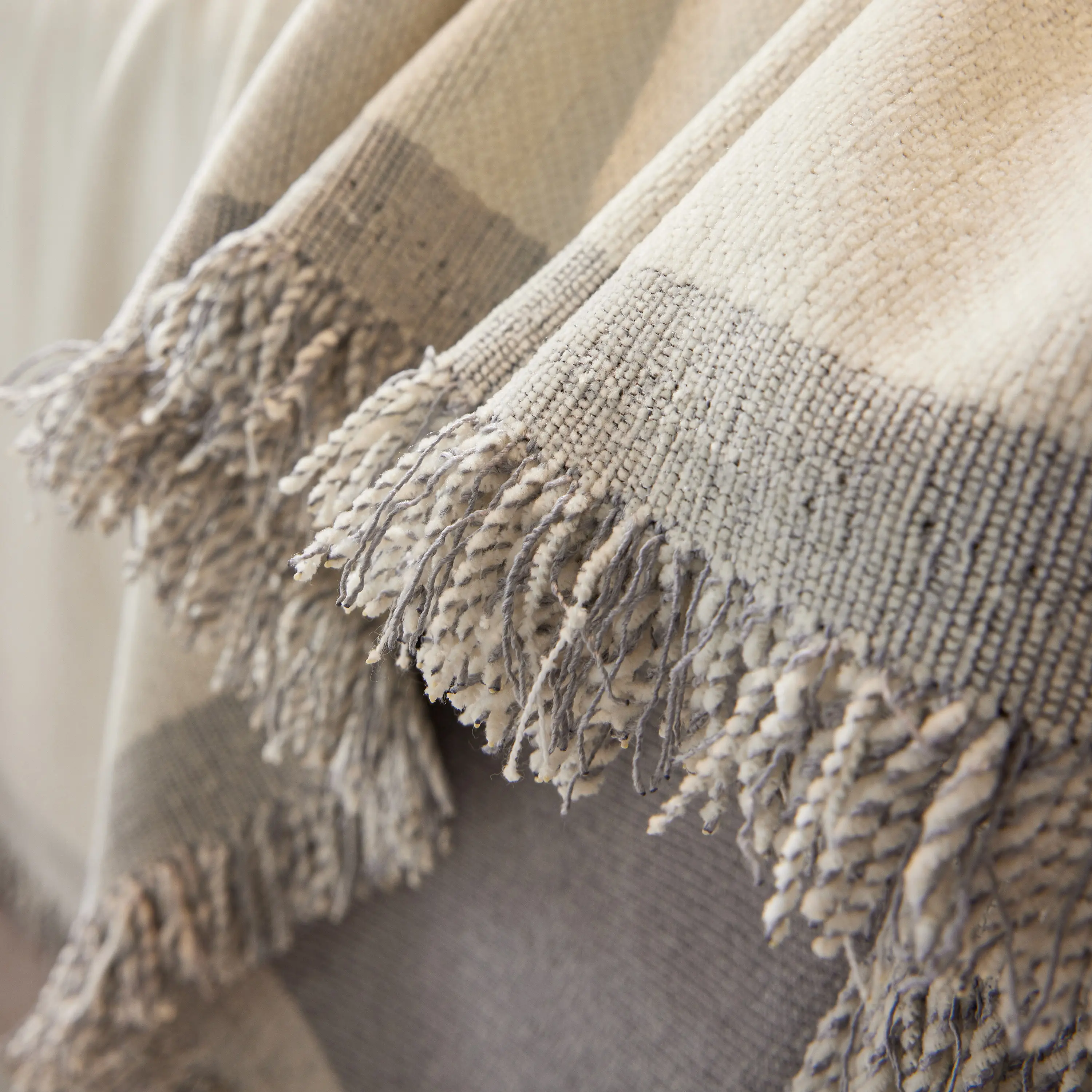 Soft Chenille Tassel Trim Sectional Sofa Protector Couch Covers for Cats Cozy Blanket Sofa Throws - Image 88