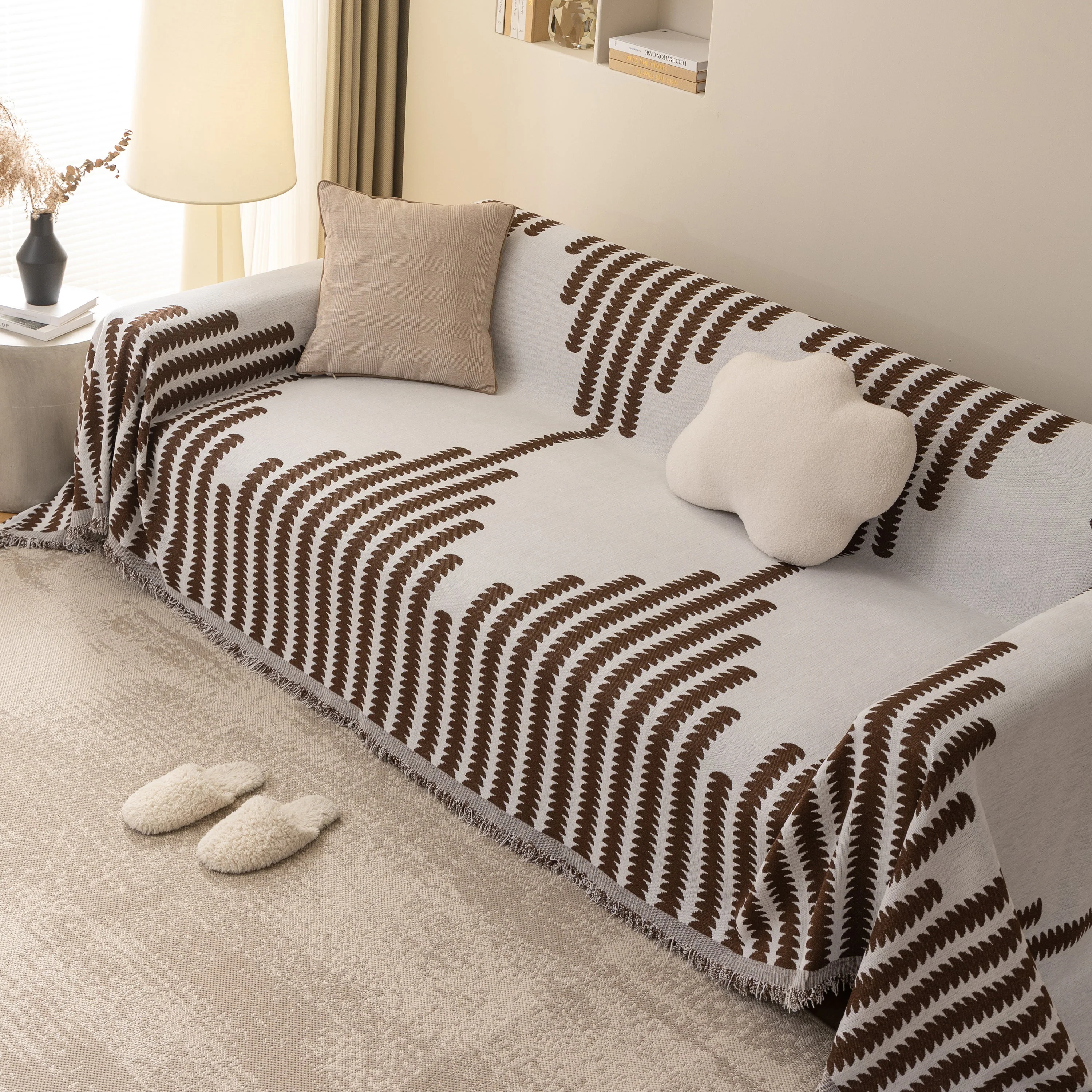 Soft Cozy Chenille Couch Cover Throws for Sofas, Couch Cover Blankets, Corner Sectional Couch Covers - Image 12