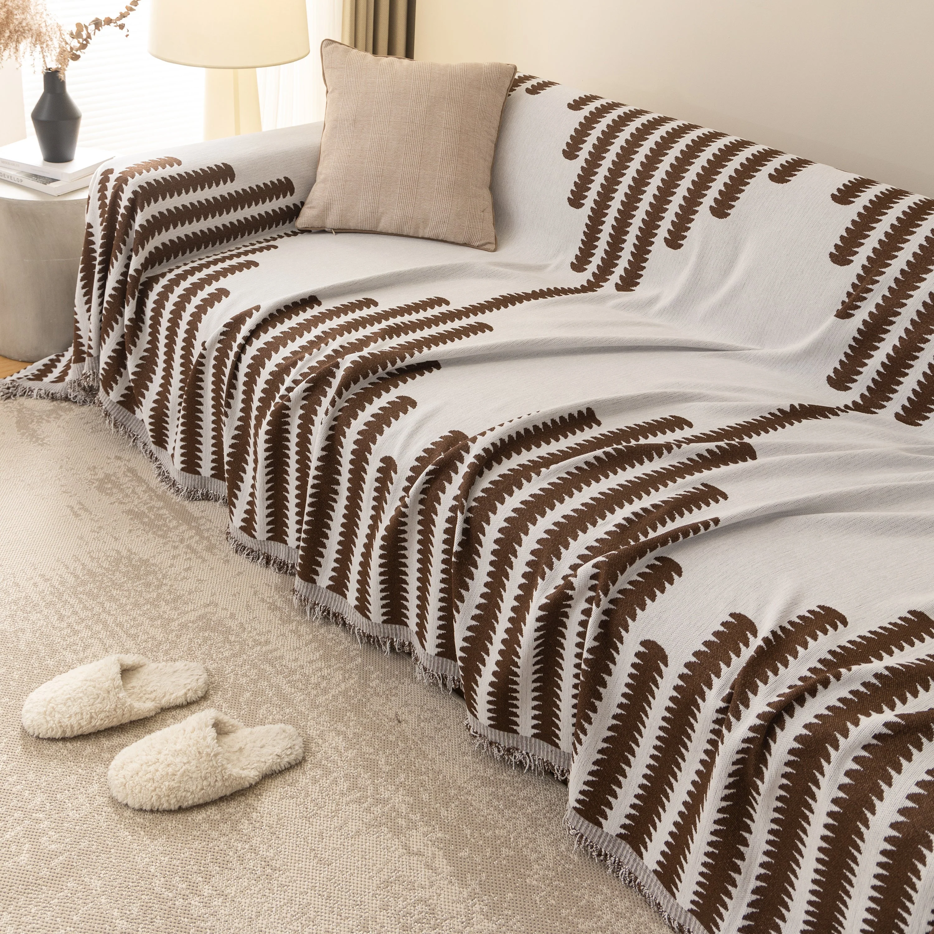 Soft Cozy Chenille Couch Cover Throws for Sofas, Couch Cover Blankets, Corner Sectional Couch Covers - Image 13