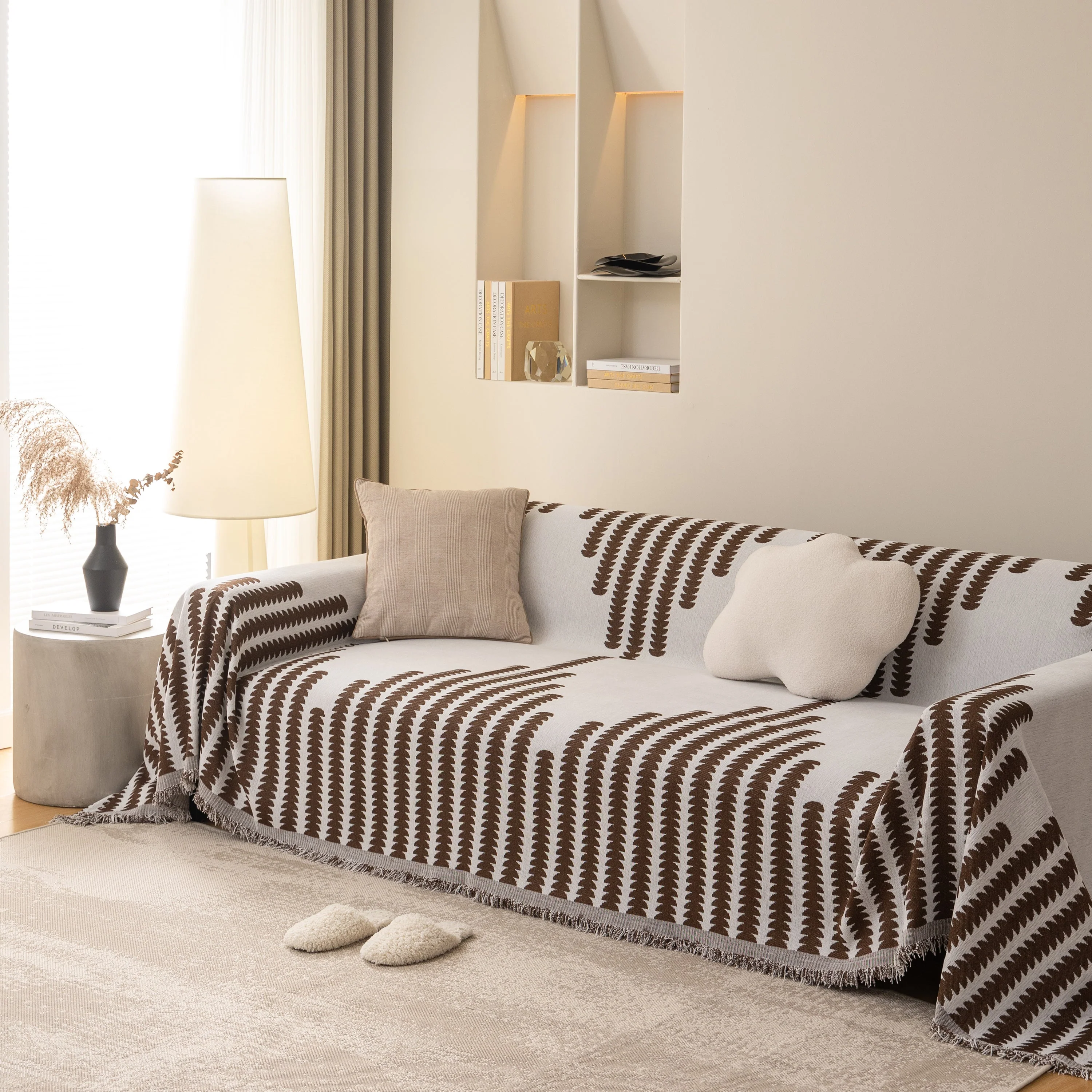 Soft Cozy Chenille Couch Cover Throws for Sofas, Couch Cover Blankets, Corner Sectional Couch Covers - Image 15