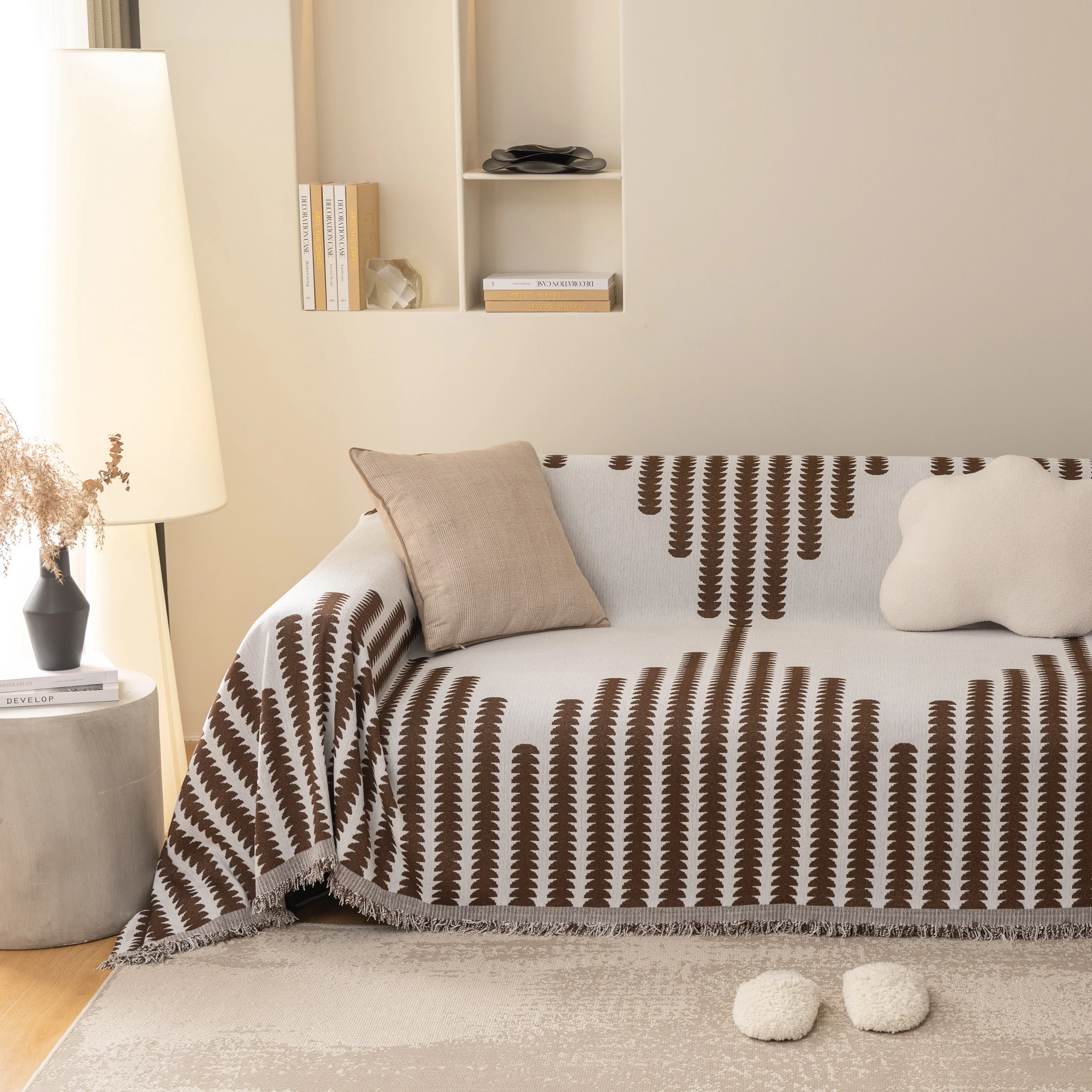 Soft Cozy Chenille Couch Cover Throws for Sofas, Couch Cover Blankets, Corner Sectional Couch Covers - Image 16